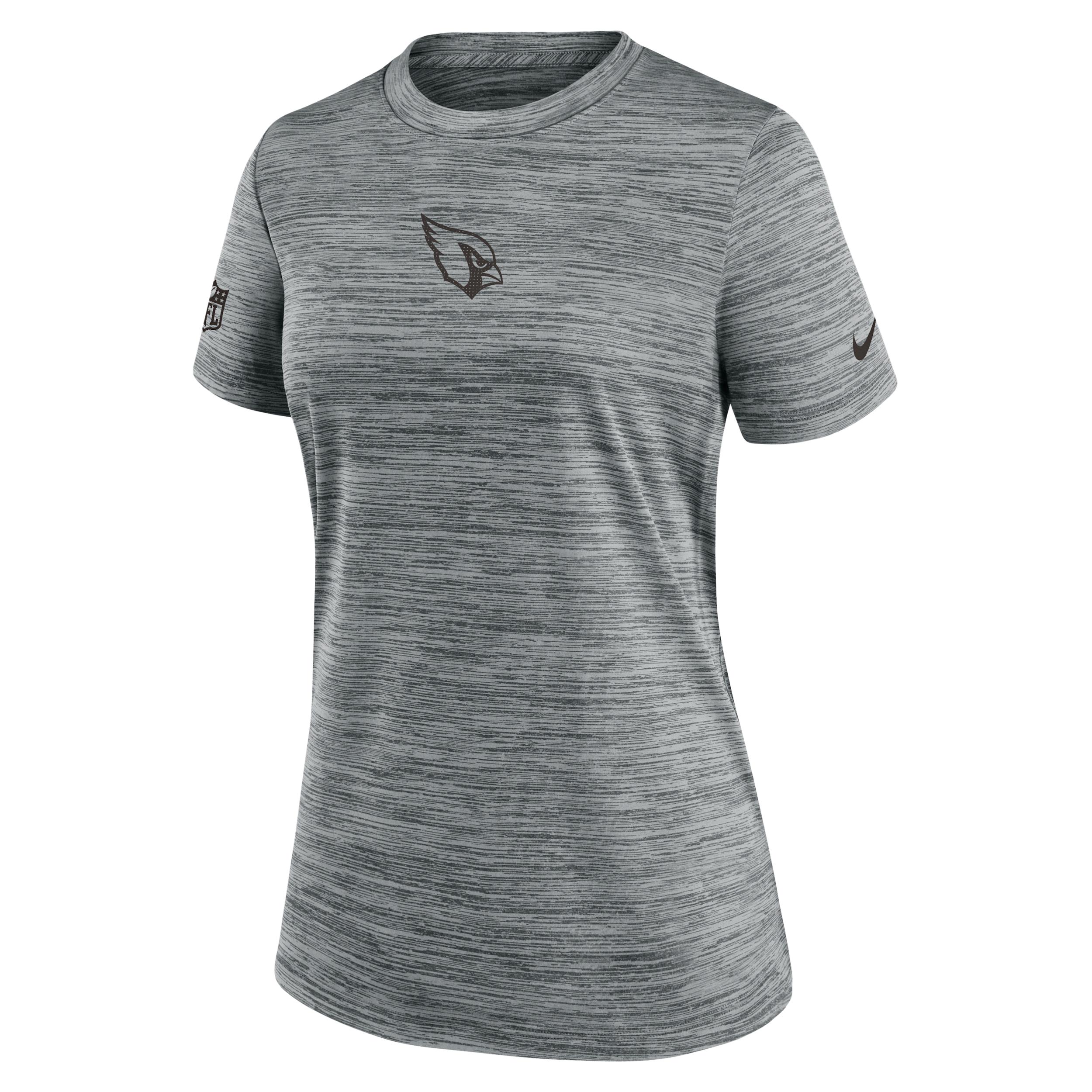Arizona Cardinals Sideline Team Issue Velocity Nike Women's Dri-FIT NFL T-Shirt by NIKE