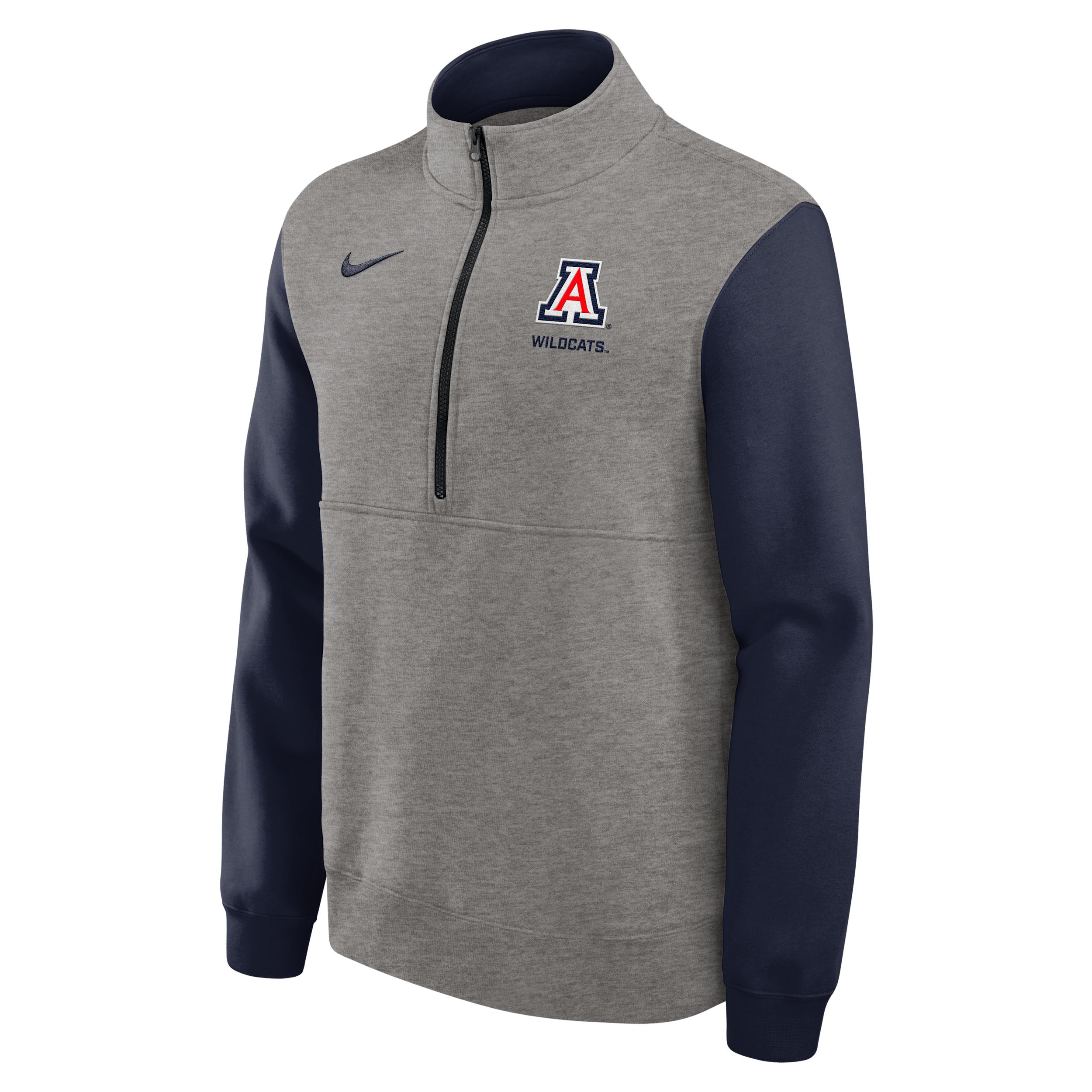 Arizona Club Nike Men's College 1/2-Zip Crew by NIKE