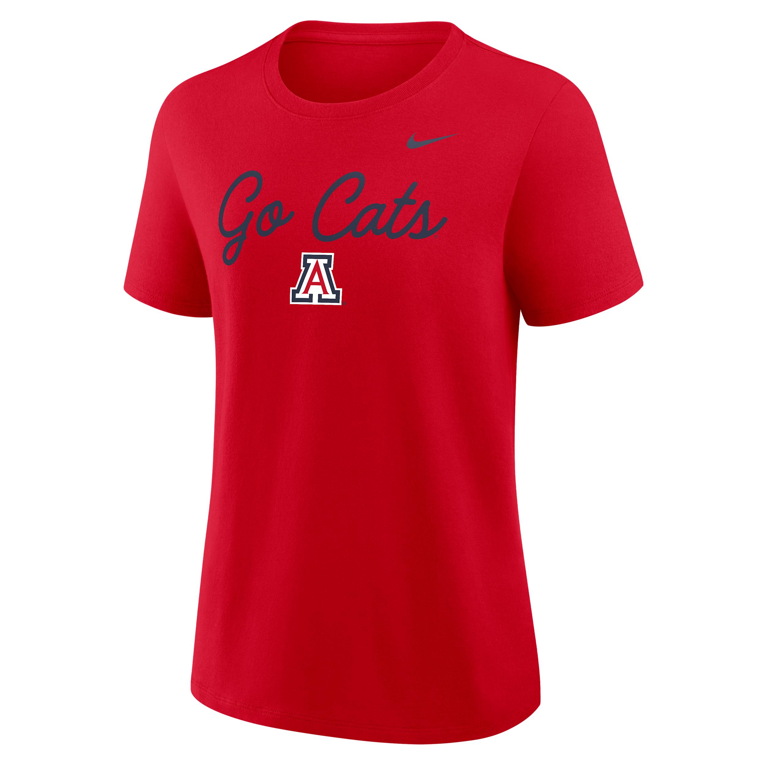 Arizona Script Mantra Logo Nike Women's College T-Shirt by NIKE