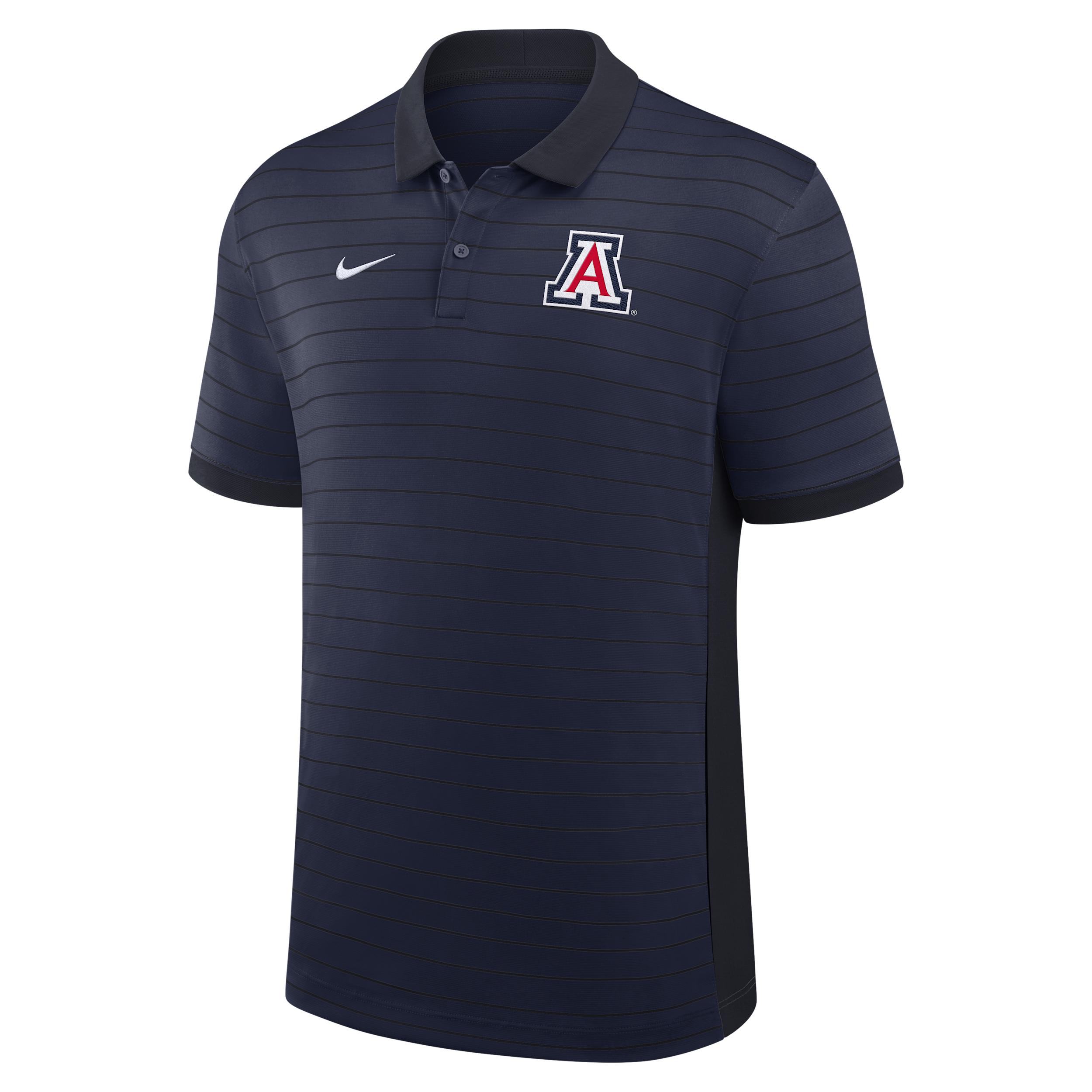 Arizona Sideline Victory Stripe Nike Men's Dri-FIT College Polo by NIKE