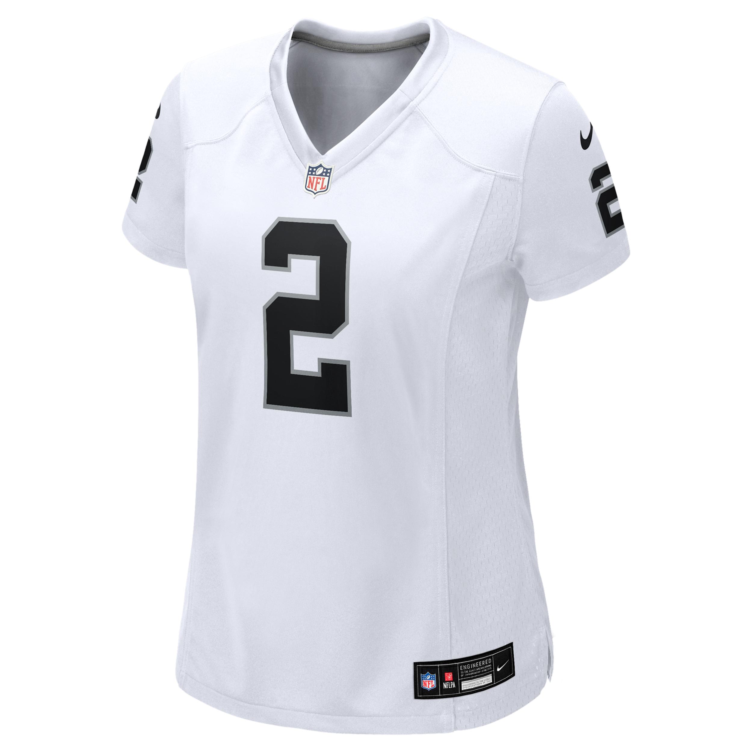 Ashton Jeanty Las Vegas Raiders 2025 NFL Draft First Round Pick Womenâs Nike Women's NFL Game Jersey by NIKE