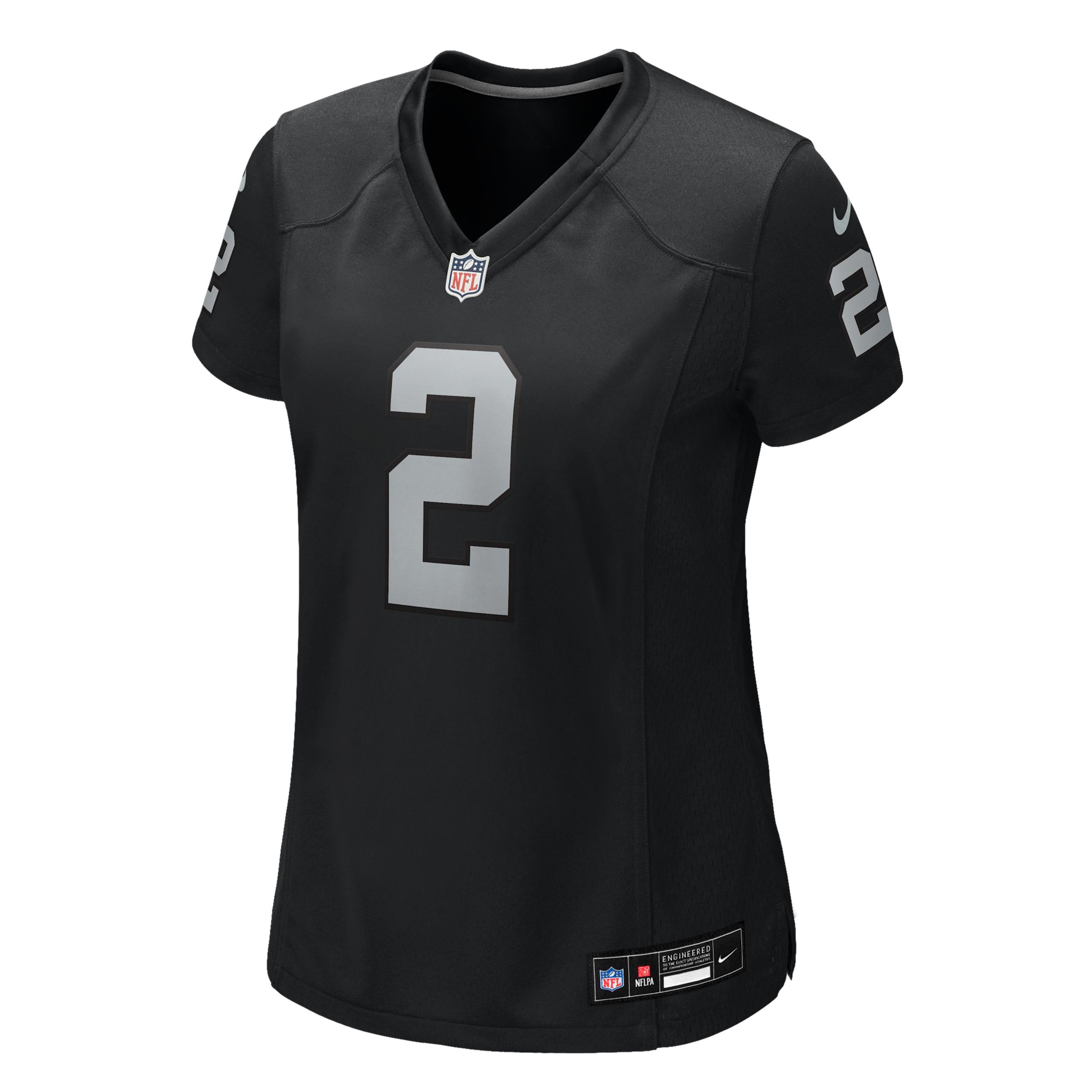 Ashton Jeanty Las Vegas Raiders 2025 NFL Draft First Round Pick Womenâs Nike Women's NFL Game Jersey by NIKE