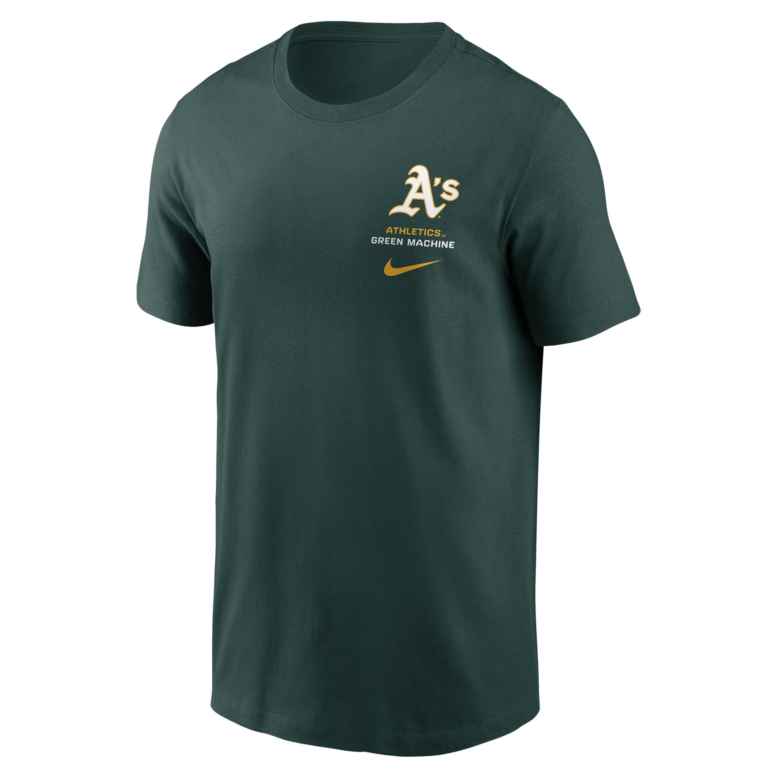 Athletics 2-Hit Nike Men's MLB T-Shirt by NIKE