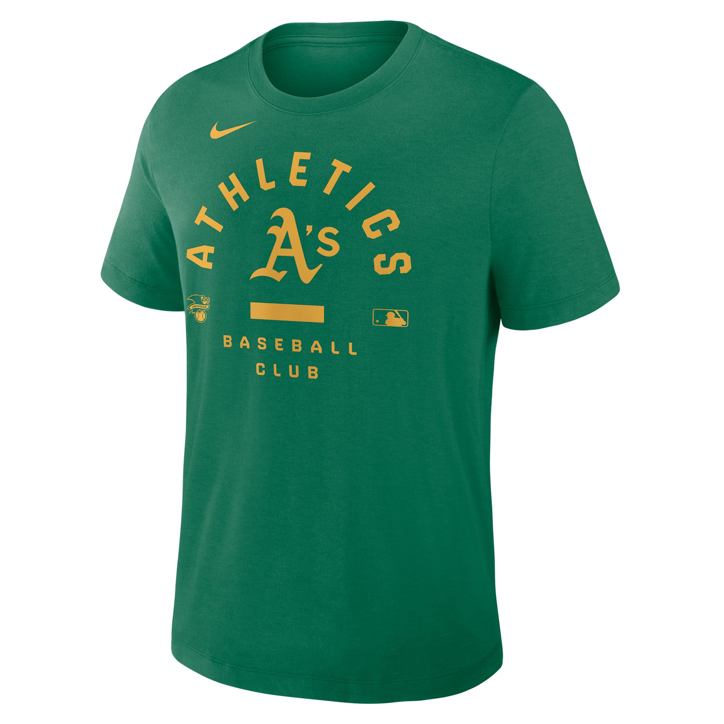 Athletics Authentic Collection Early Work Nike Men's Dri-FIT MLB T-Shirt by NIKE