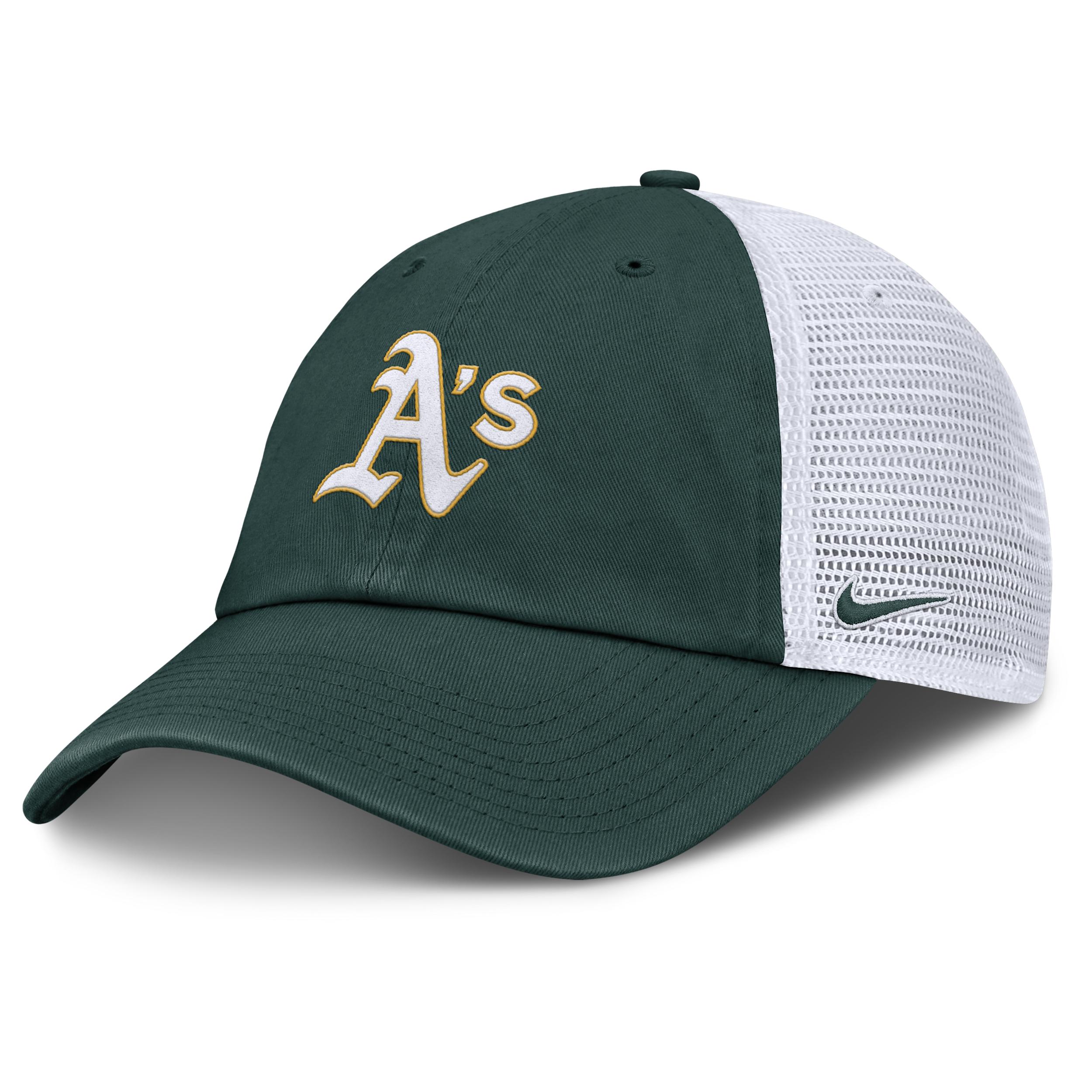 Athletics Club Nike Men's MLB Trucker Adjustable Hat by NIKE