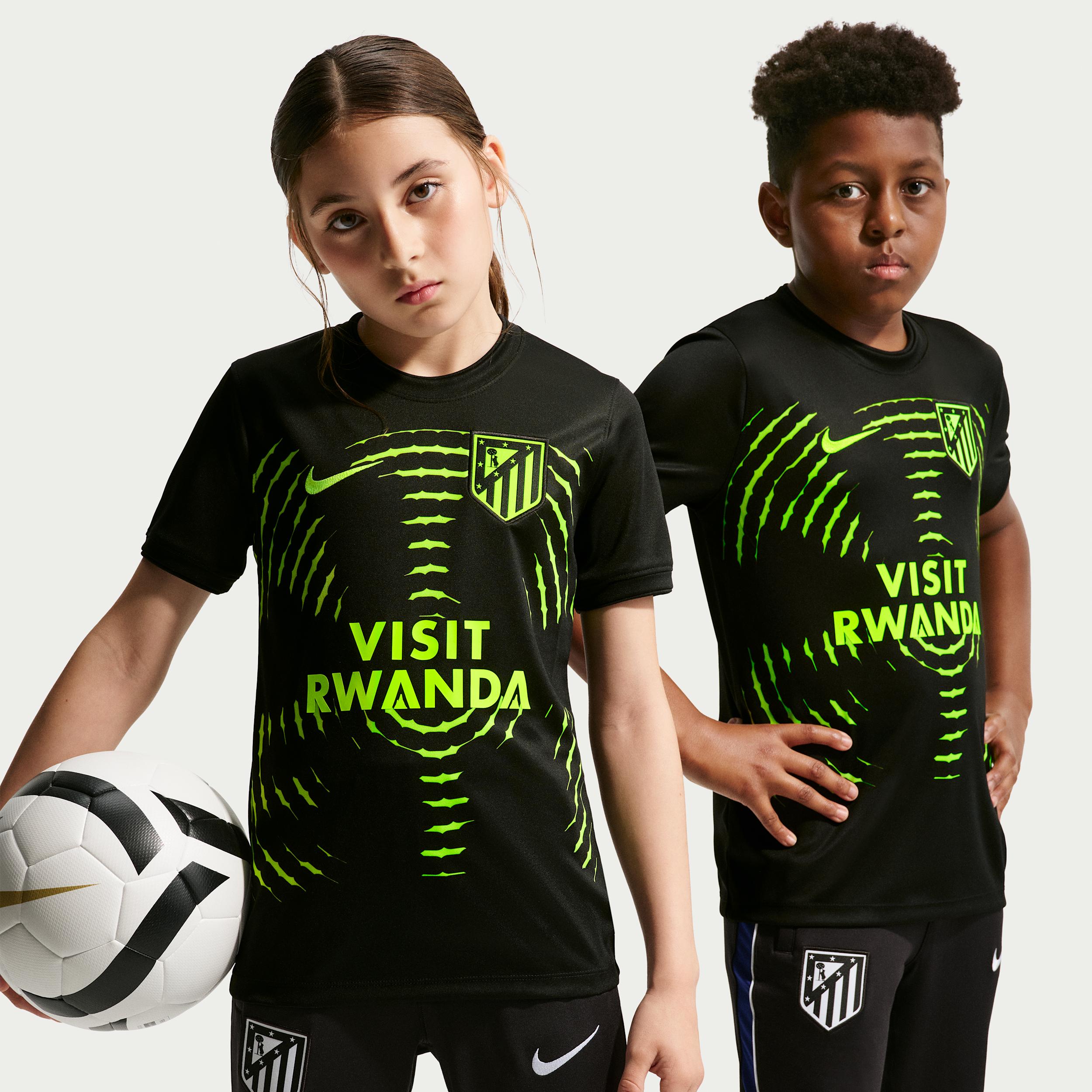 AtlÃ©tico Madrid Away Big Kids' Nike Dri-FIT Soccer Pre-Match Top by NIKE