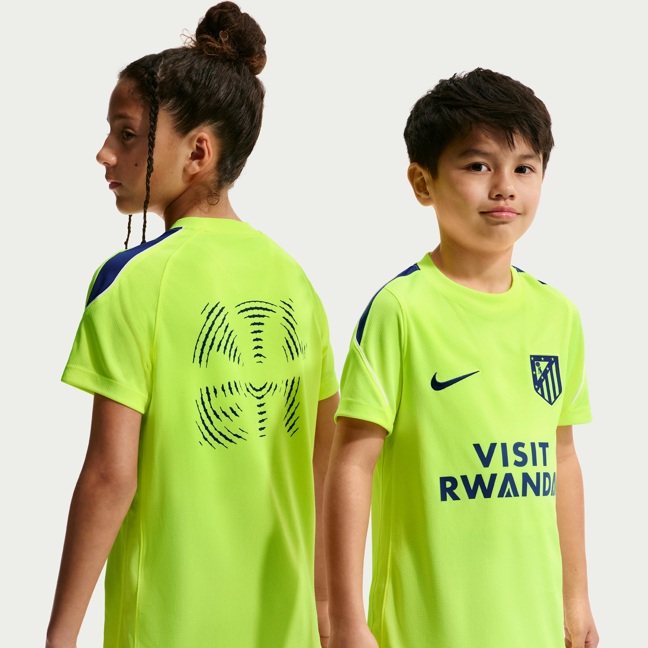 AtlÃ©tico Madrid Strike Big Kids' Nike Soccer Dri-FIT Short-Sleeve Top by NIKE