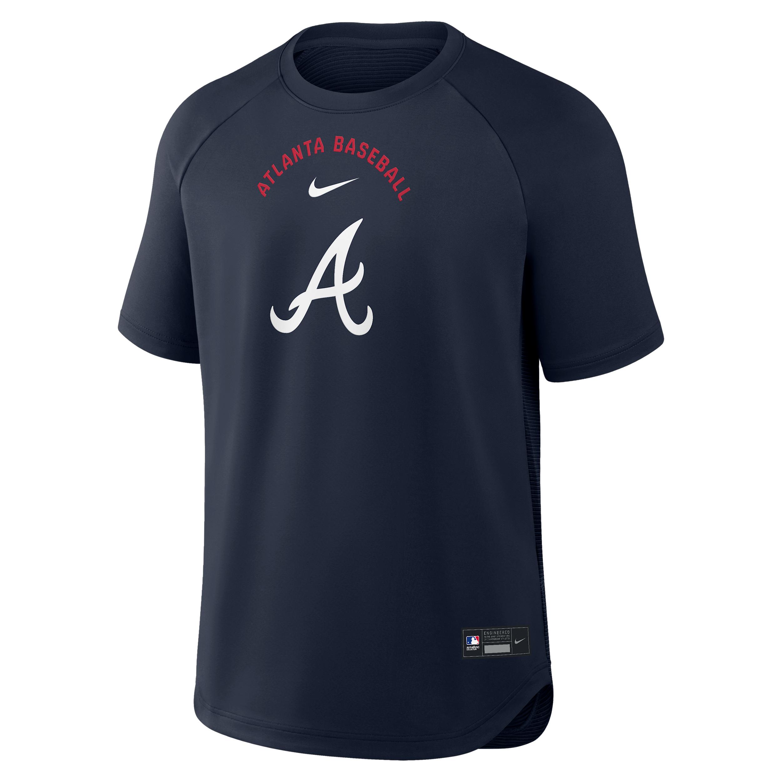 Atlanta Braves Authentic Collection Batting Practice Pregame Nike Men's Dri-FIT MLB Top by NIKE