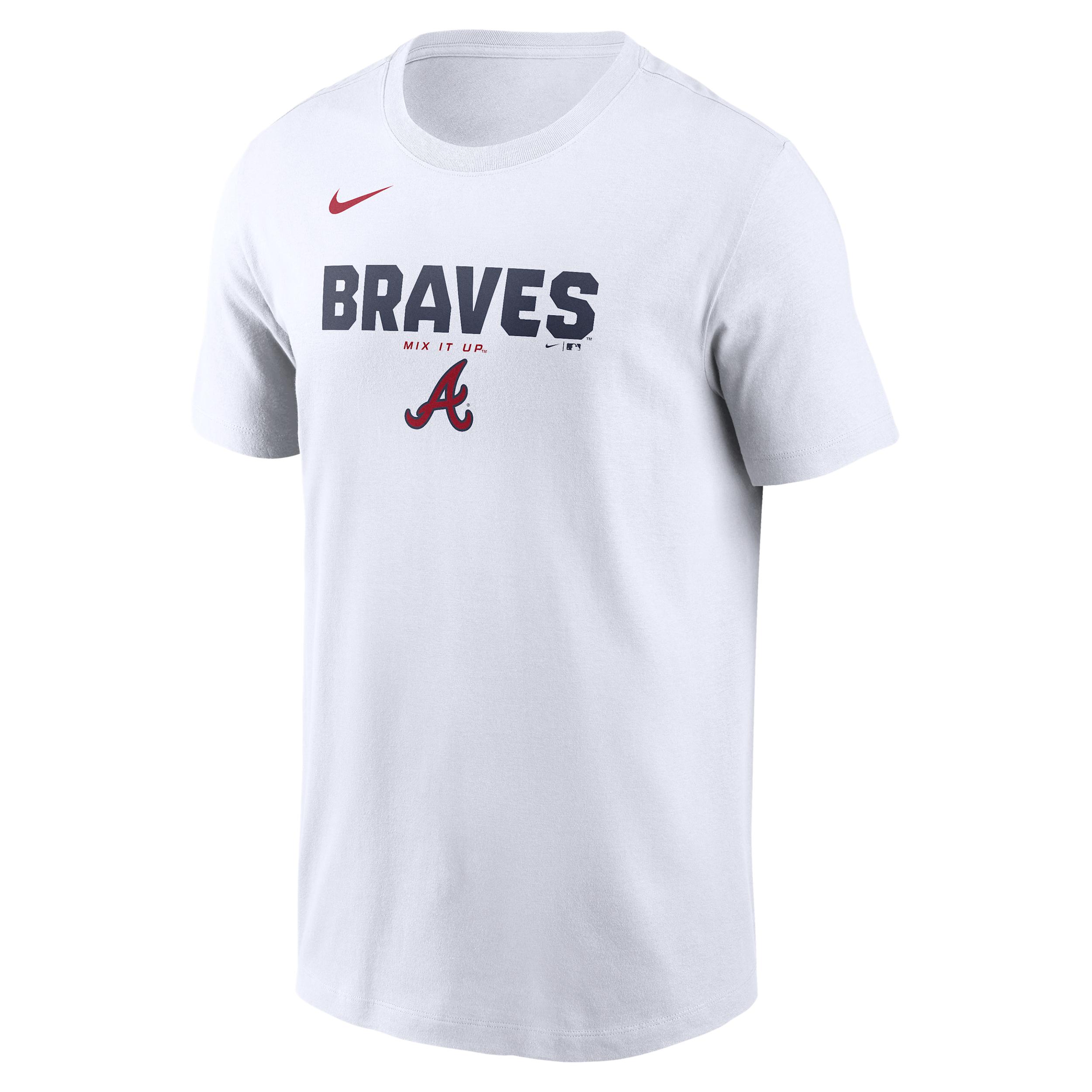 Atlanta Braves Bold Team Name Nike Men's MLB T-Shirt by NIKE