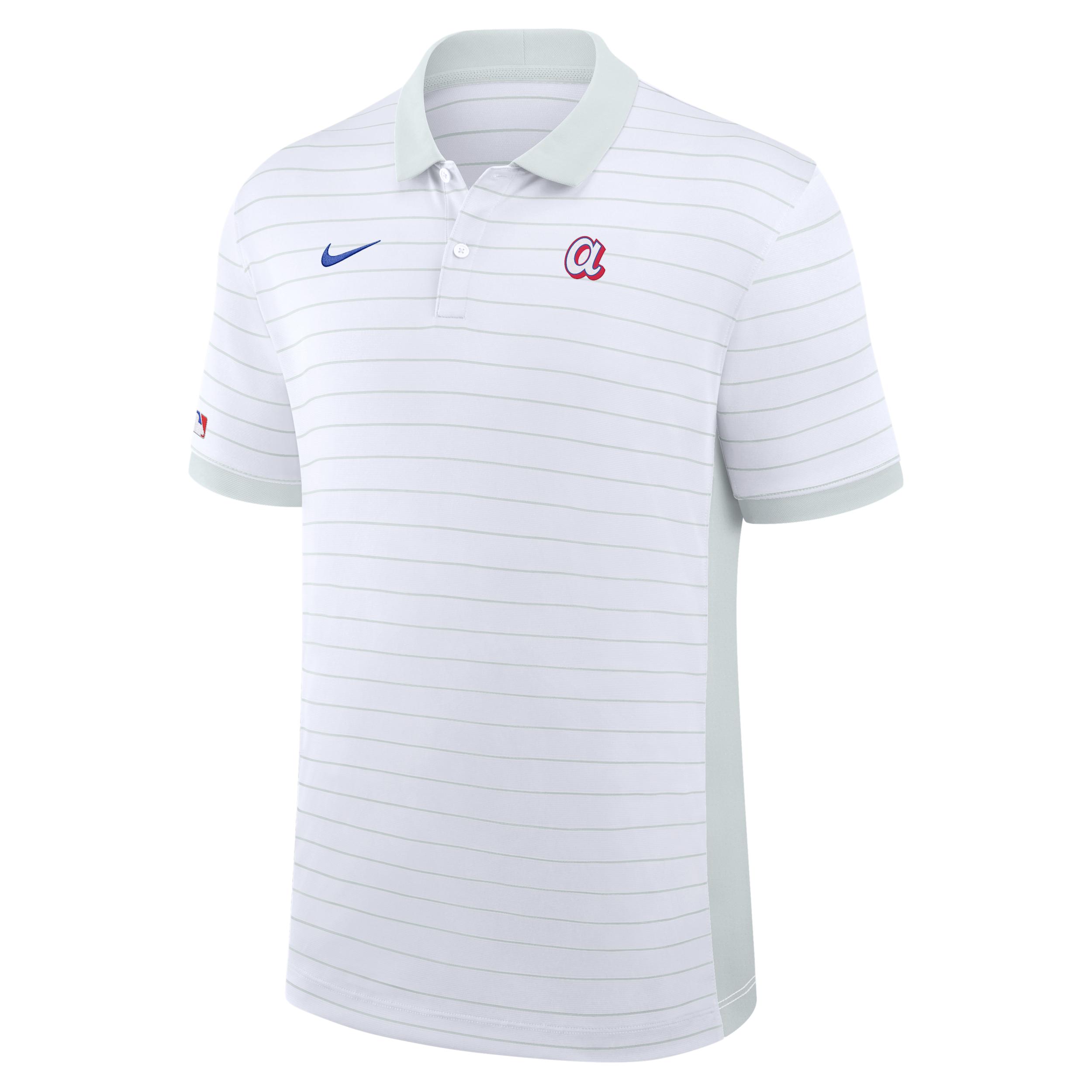 Atlanta Braves City Connect Striped Victory Nike Men's Dri-FIT MLB Polo by NIKE