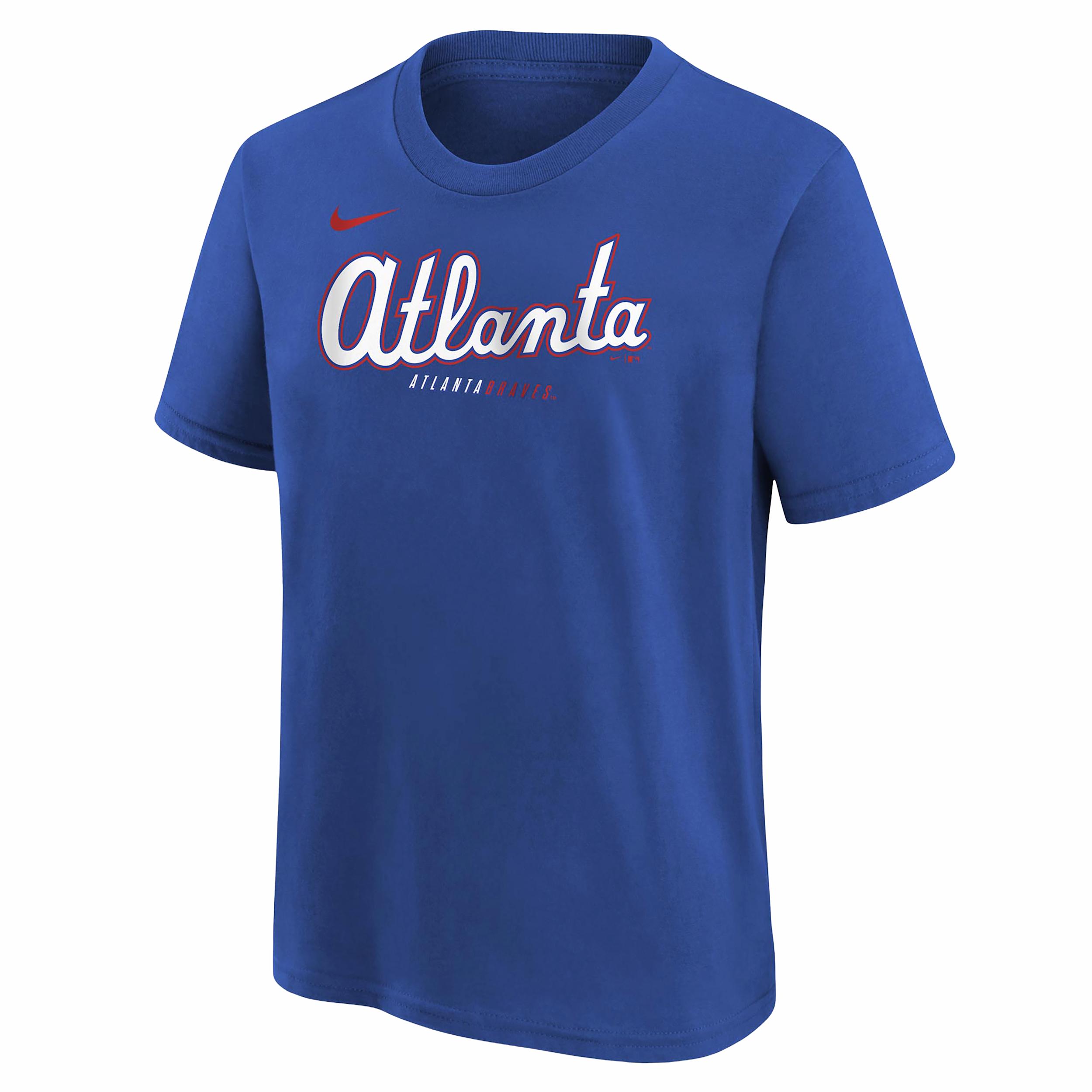 Atlanta Braves City Connect Wordmark Big Kids' Nike MLB T-Shirt by NIKE