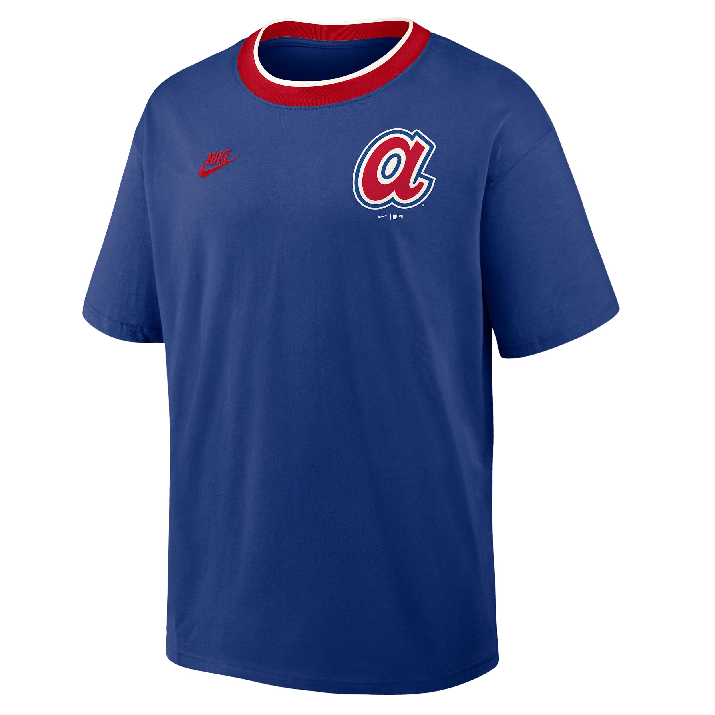Atlanta Braves Cooperstown Ringer Nike Men's MLB T-Shirt by NIKE