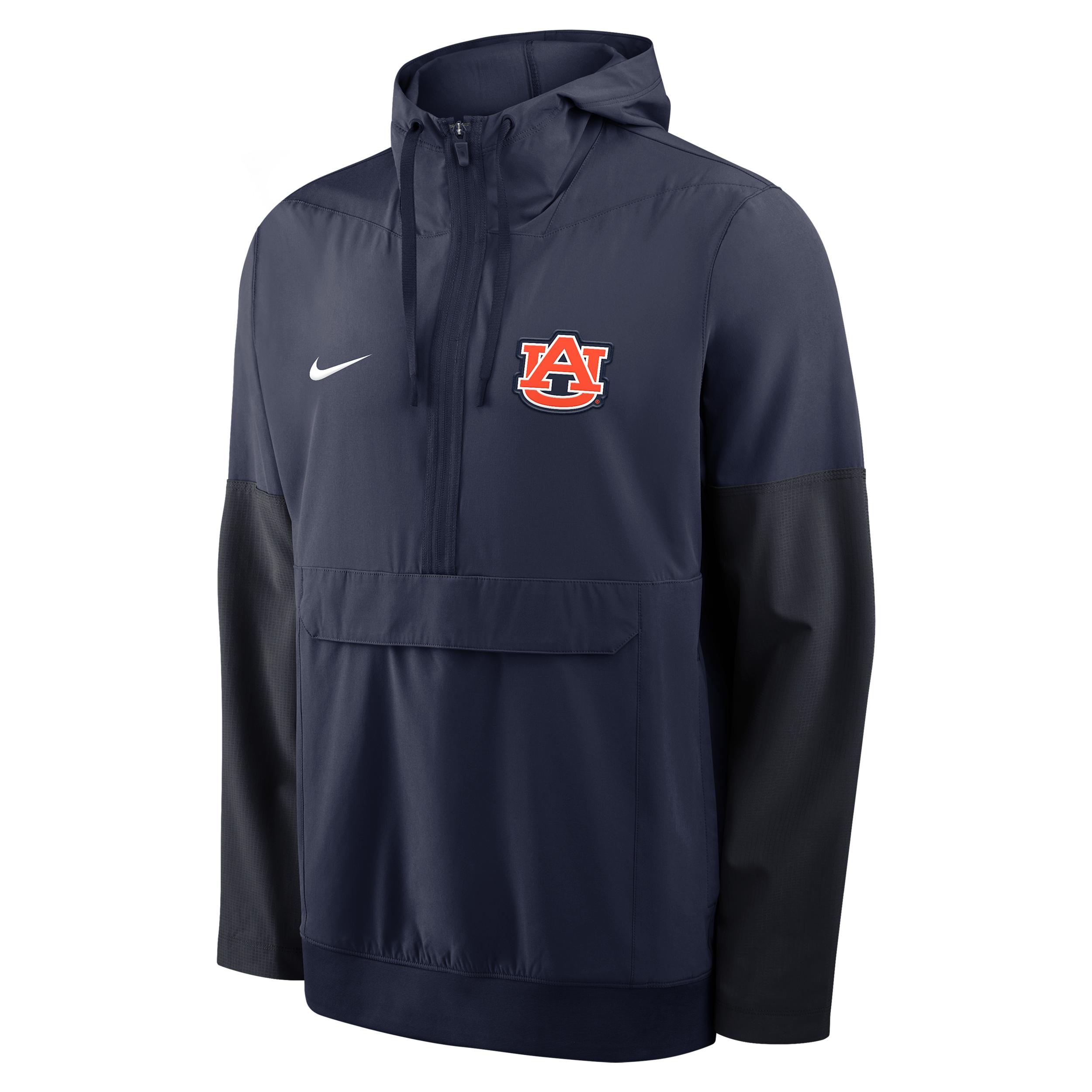 Auburn Anorak Nike Men's College 1/2-Zip Hooded Jacket by NIKE