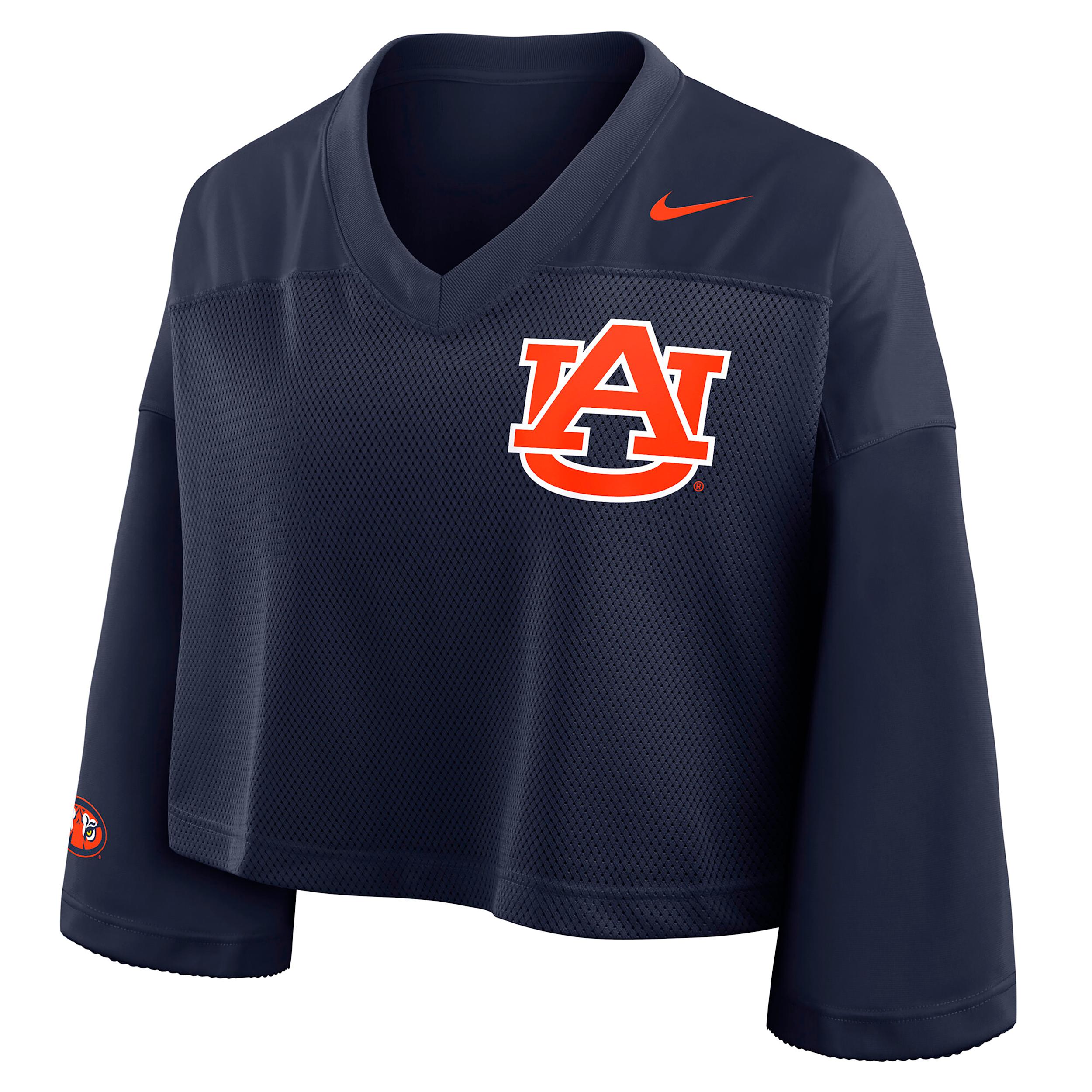 Auburn Jersey Nike Women's Dri-FIT College Cropped Top by NIKE