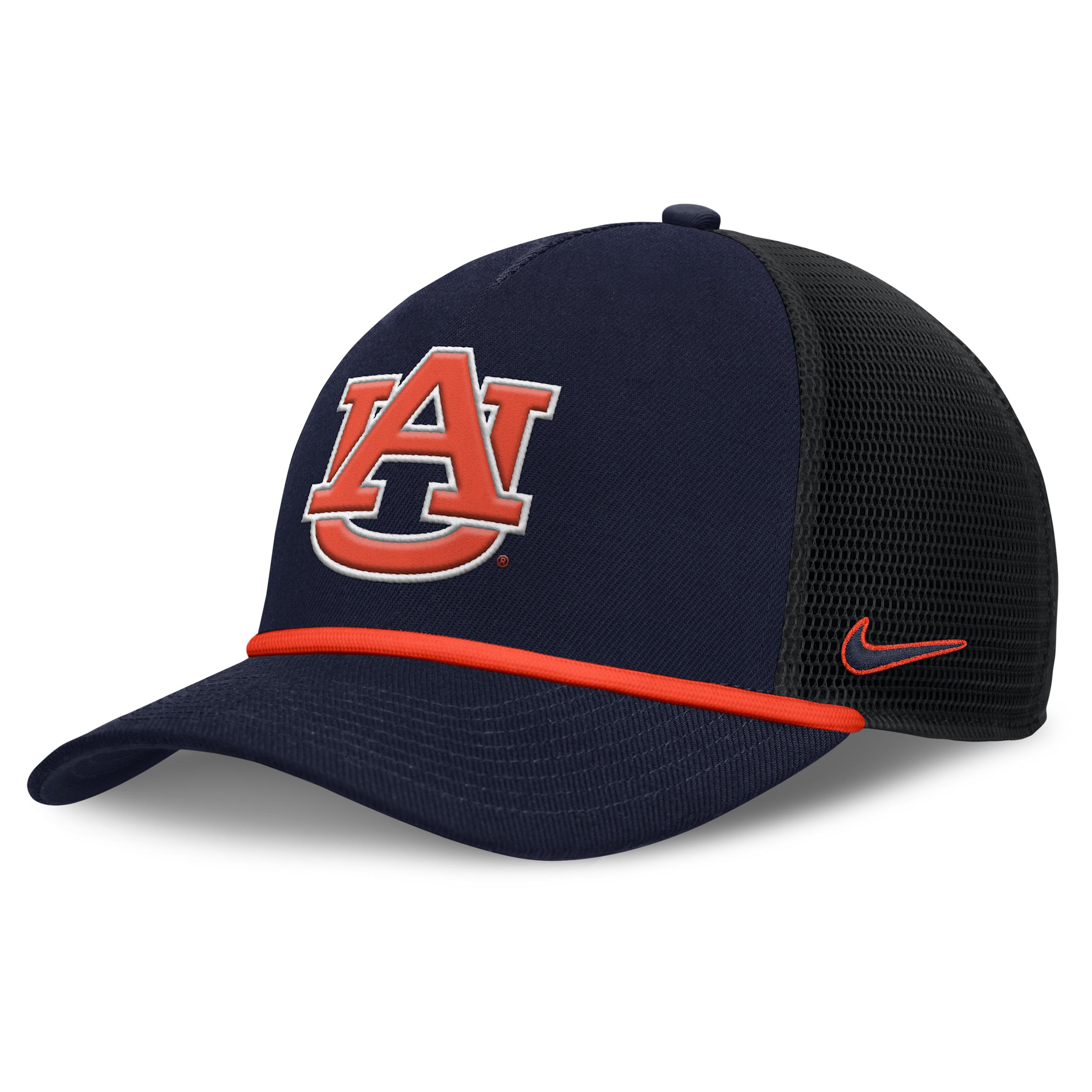 Auburn Primetime Rise Nike Men's College Trucker Adjustable Hat by NIKE