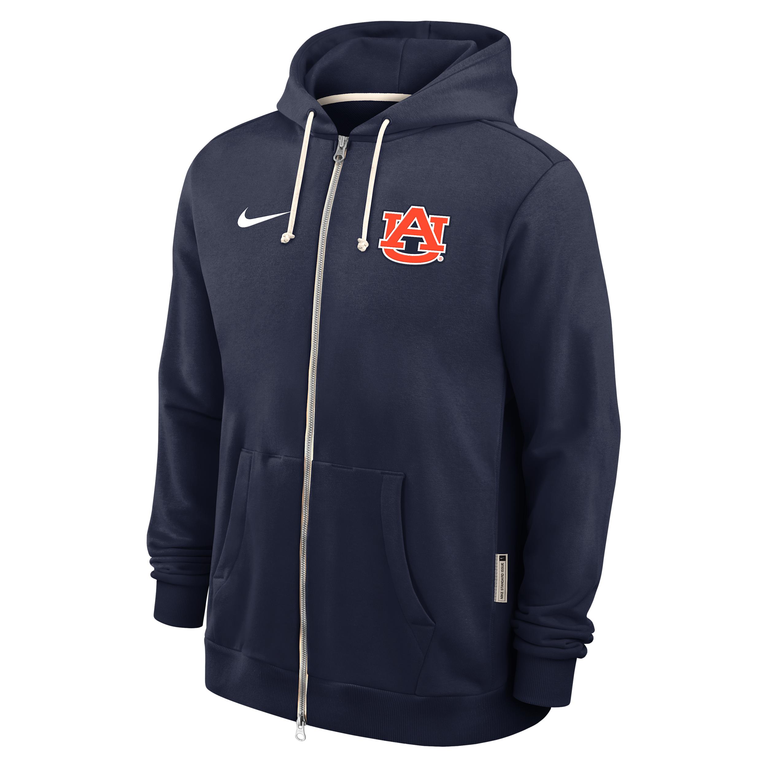 Auburn Sideline Nike Men's Dri-FIT College Full-Zip Hoodie by NIKE