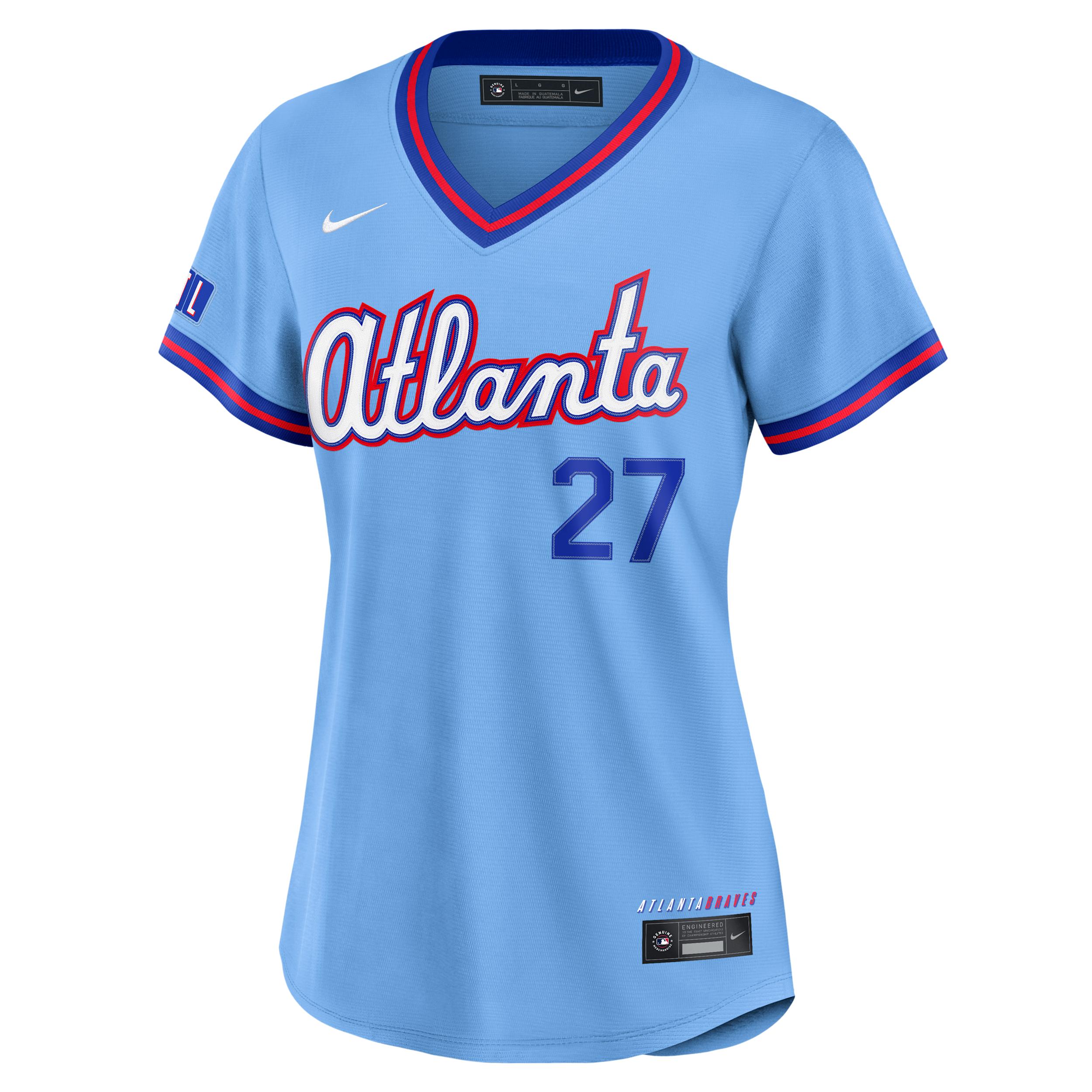 Austin Riley Atlanta Braves City Connect Nike Women's MLB Stadium Jersey by NIKE