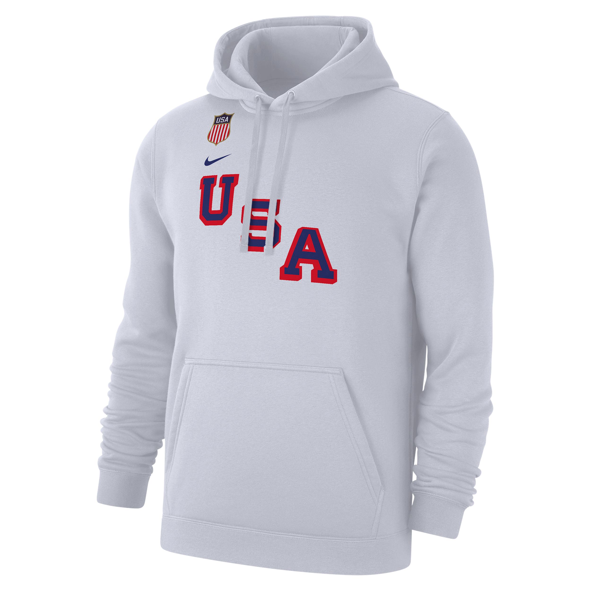 Auston Matthews "Team USA" Nike Men's Club Fleece Hockey Pullover Hoodie by NIKE