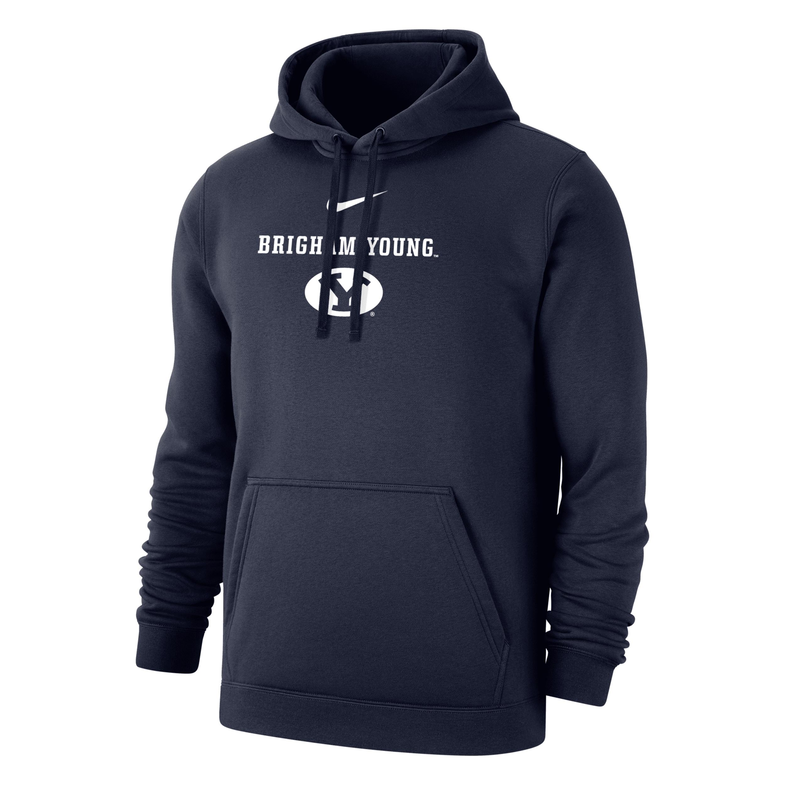 BYU Club Fleece Nike Men's College Hoodie by NIKE