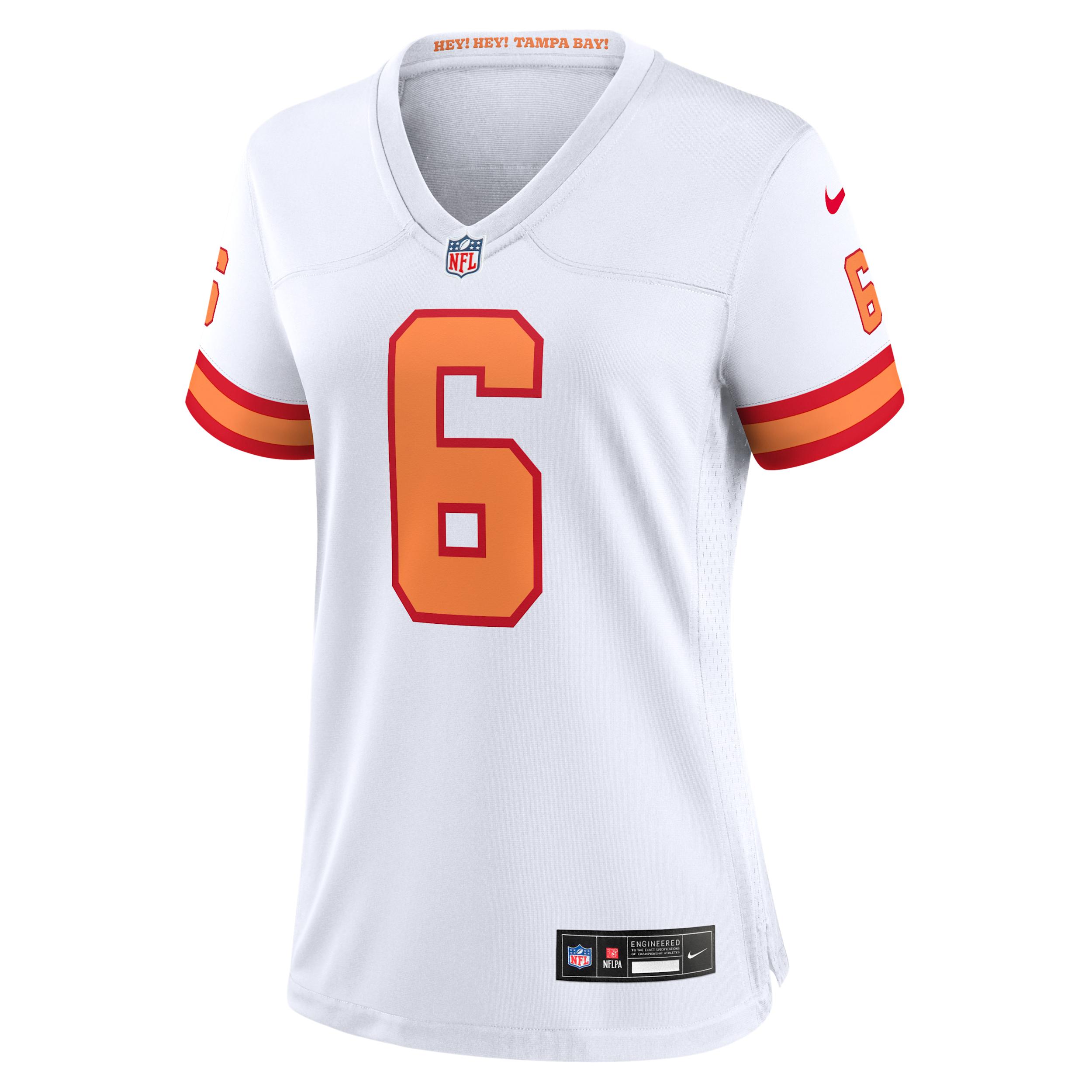 Baker Mayfield Tampa Bay Buccaneers Womenâs Nike Women's NFL Game Jersey by NIKE Baker Mayfield Tampa Bay Buccaneers Womenâs Nike Women's NFL Game Jersey by NIKE
