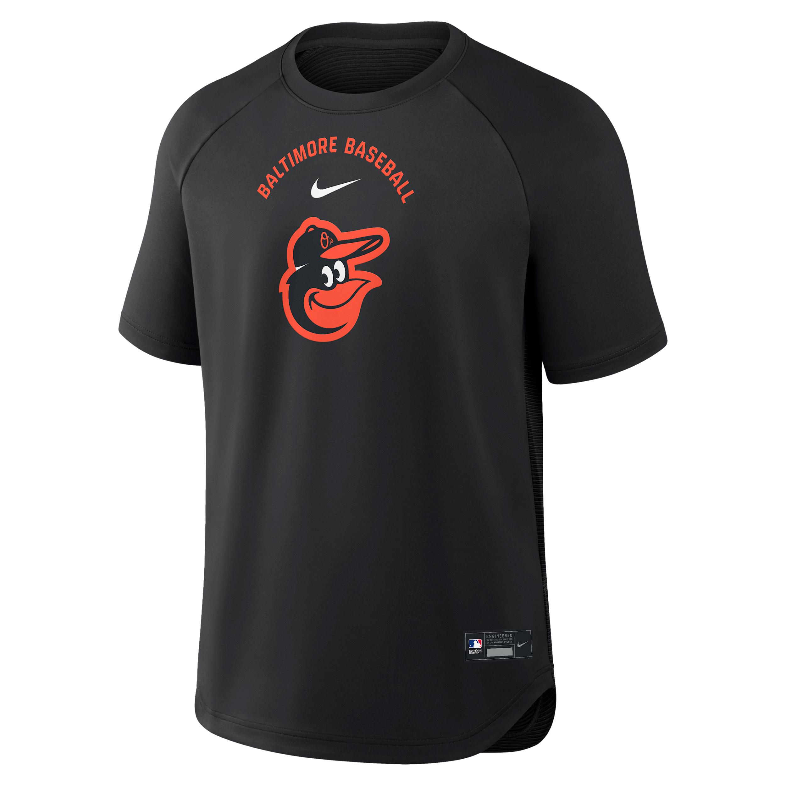 Baltimore Orioles Authentic Collection Batting Practice Pregame Nike Men's Dri-FIT MLB Top by NIKE