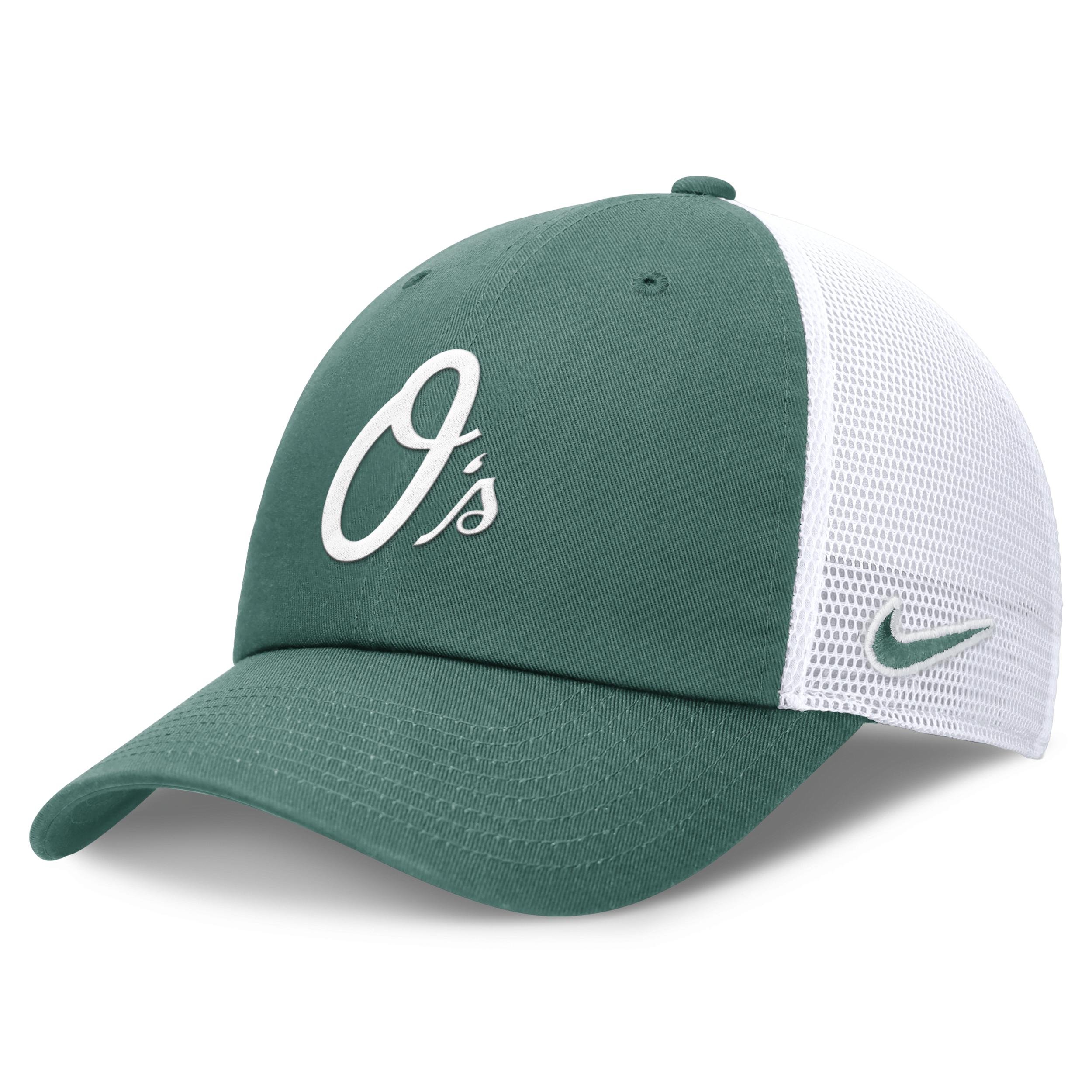 Baltimore Orioles Bicoastal Club Nike Unisex MLB Trucker Adjustable Hat by NIKE