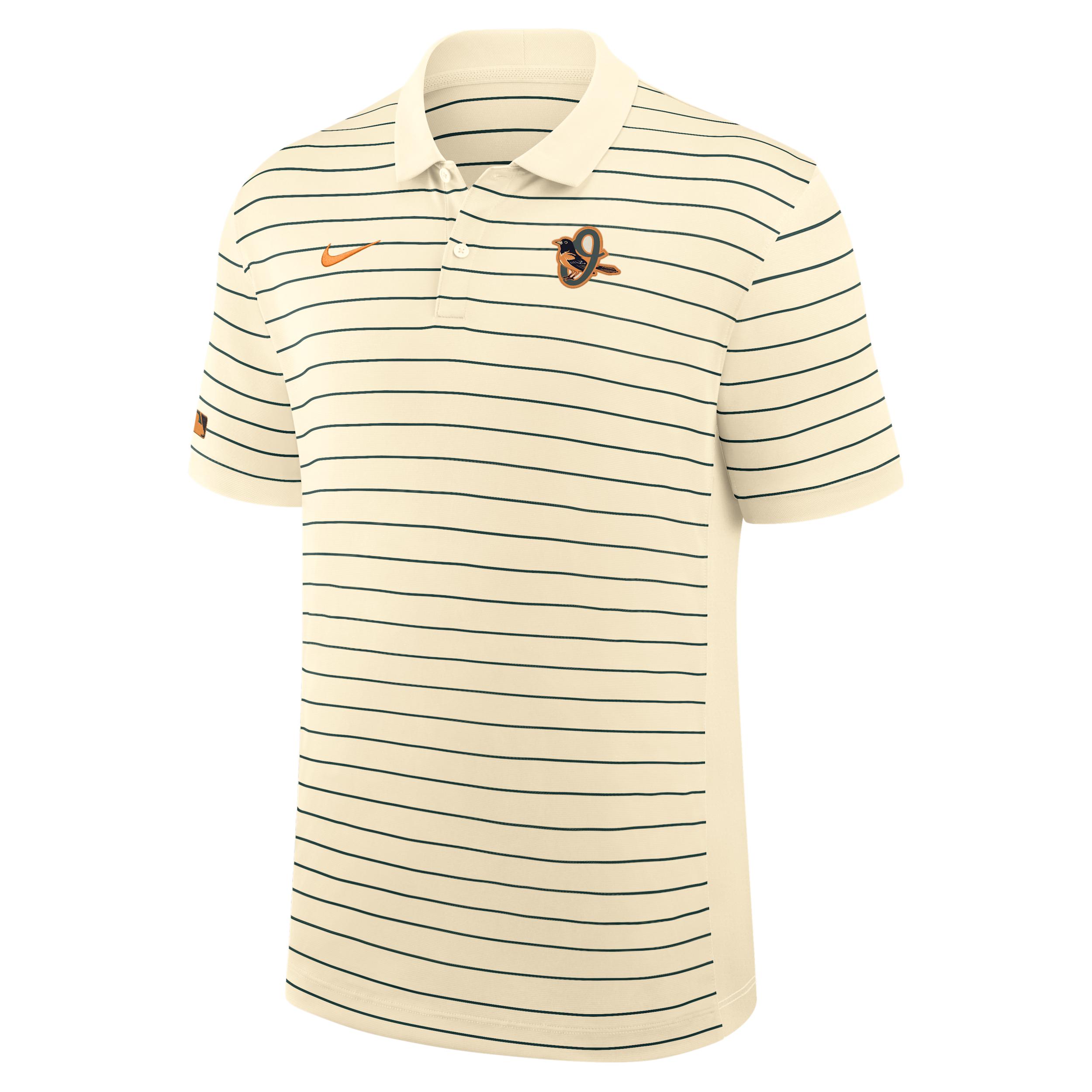 Baltimore Orioles City Connect Striped Victory Nike Men's Dri-FIT MLB Polo by NIKE