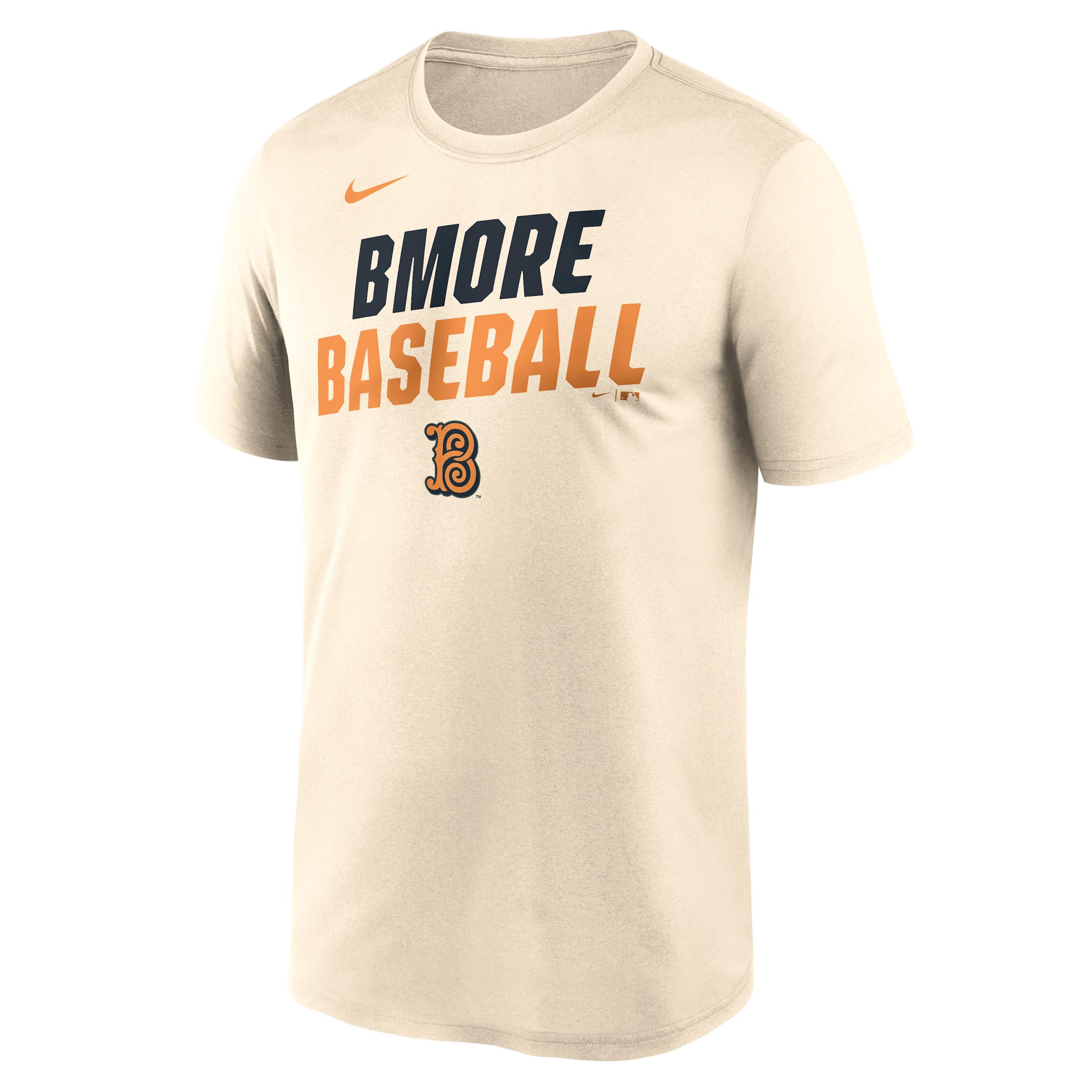 Baltimore Orioles City Connect Team Phrase Script Nike Men's Dri-FIT MLB T-Shirt by NIKE