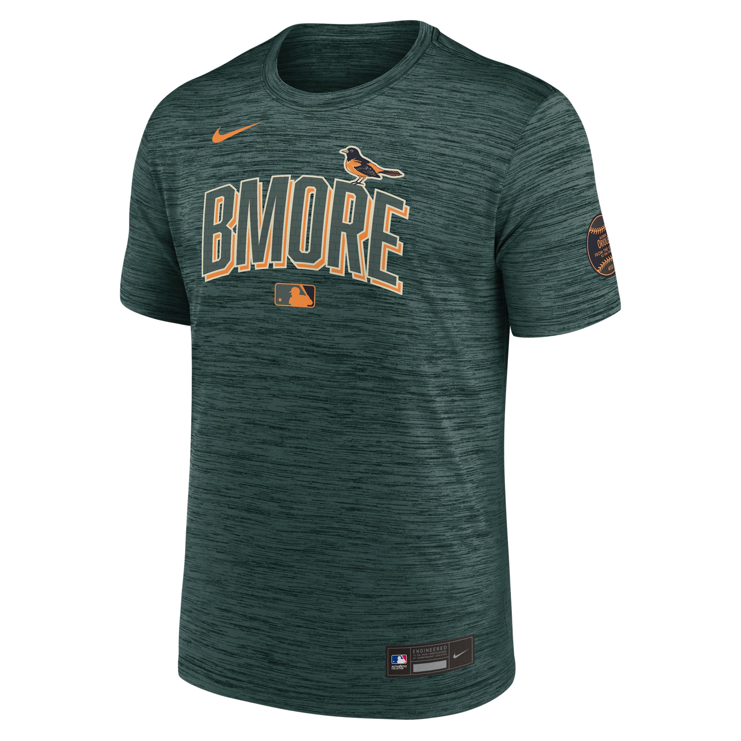 Baltimore Orioles City Connect Velocity Nike Men's Dri-FIT MLB T-Shirt by NIKE