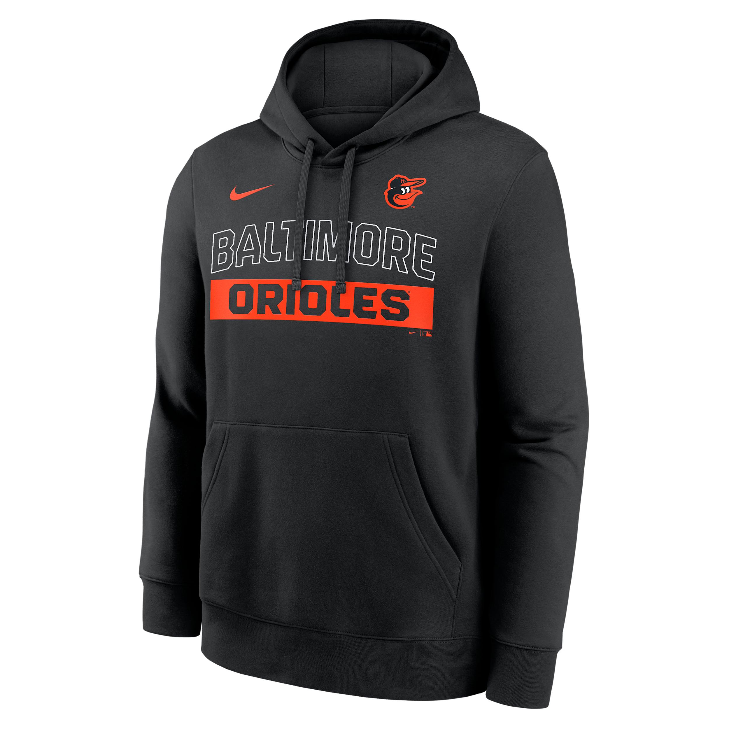 Baltimore Orioles Club Nike Men's MLB Pullover Hoodie by NIKE