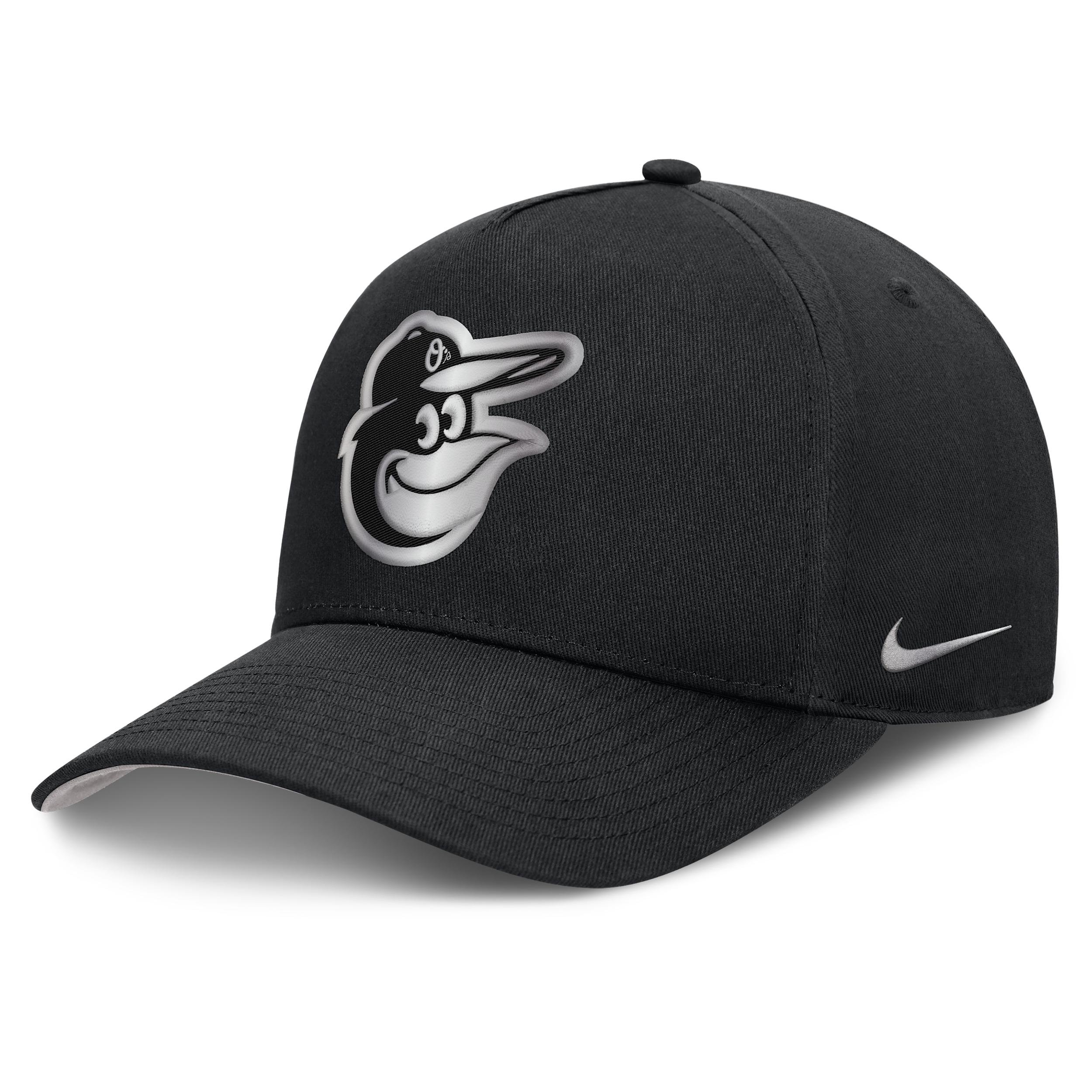 Baltimore Orioles Rise Nike Men's Dri-FIT MLB A-Frame Trucker Adjustable Hat by NIKE