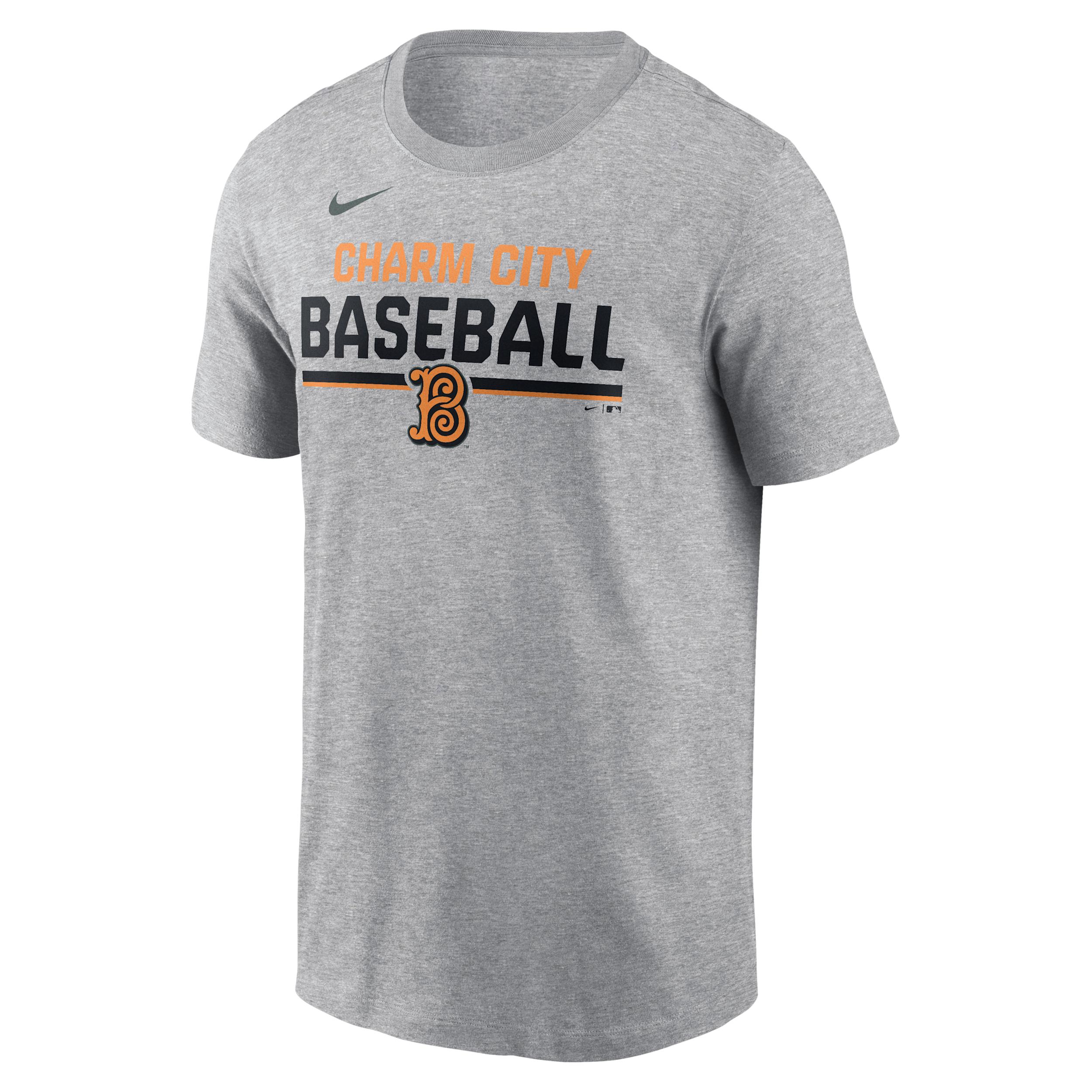 Baltimore Orioles Stacked City Connect Nike Men's MLB T-Shirt by NIKE