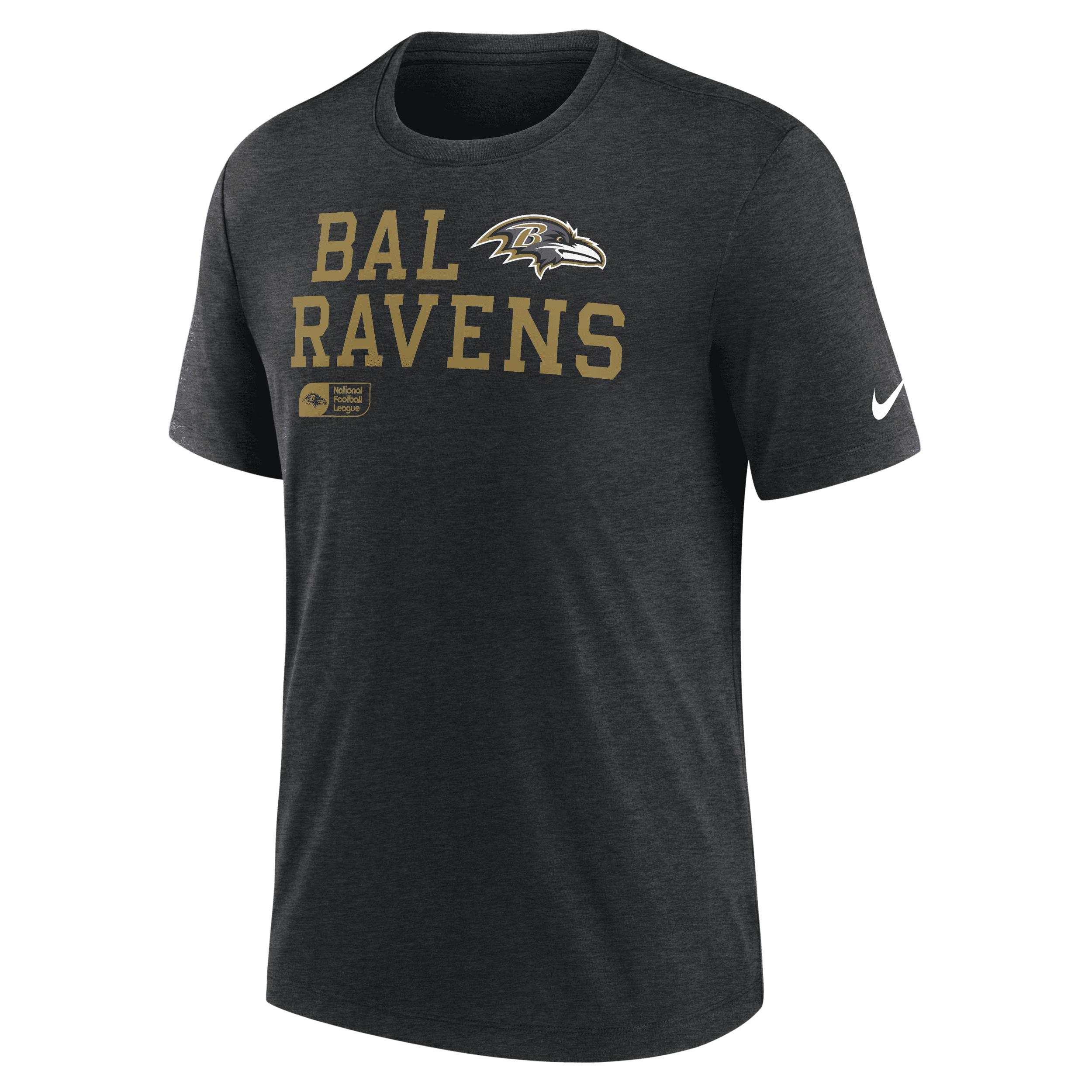 Baltimore Ravens Overlap Lockup Nike Men's NFL T-Shirt by NIKE