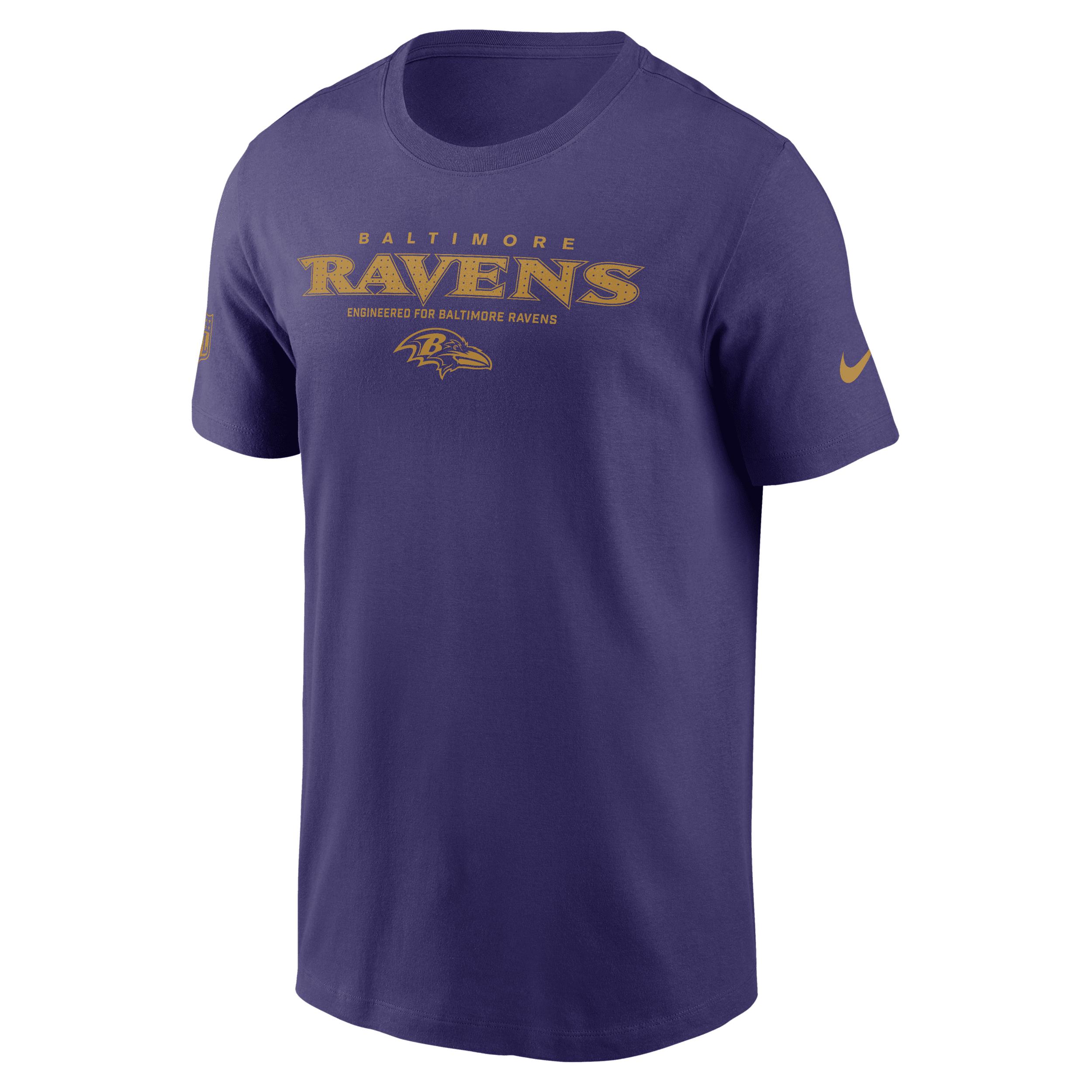 Baltimore Ravens Sideline Team Issue Nike Men's Dri-FIT NFL T-Shirt by NIKE