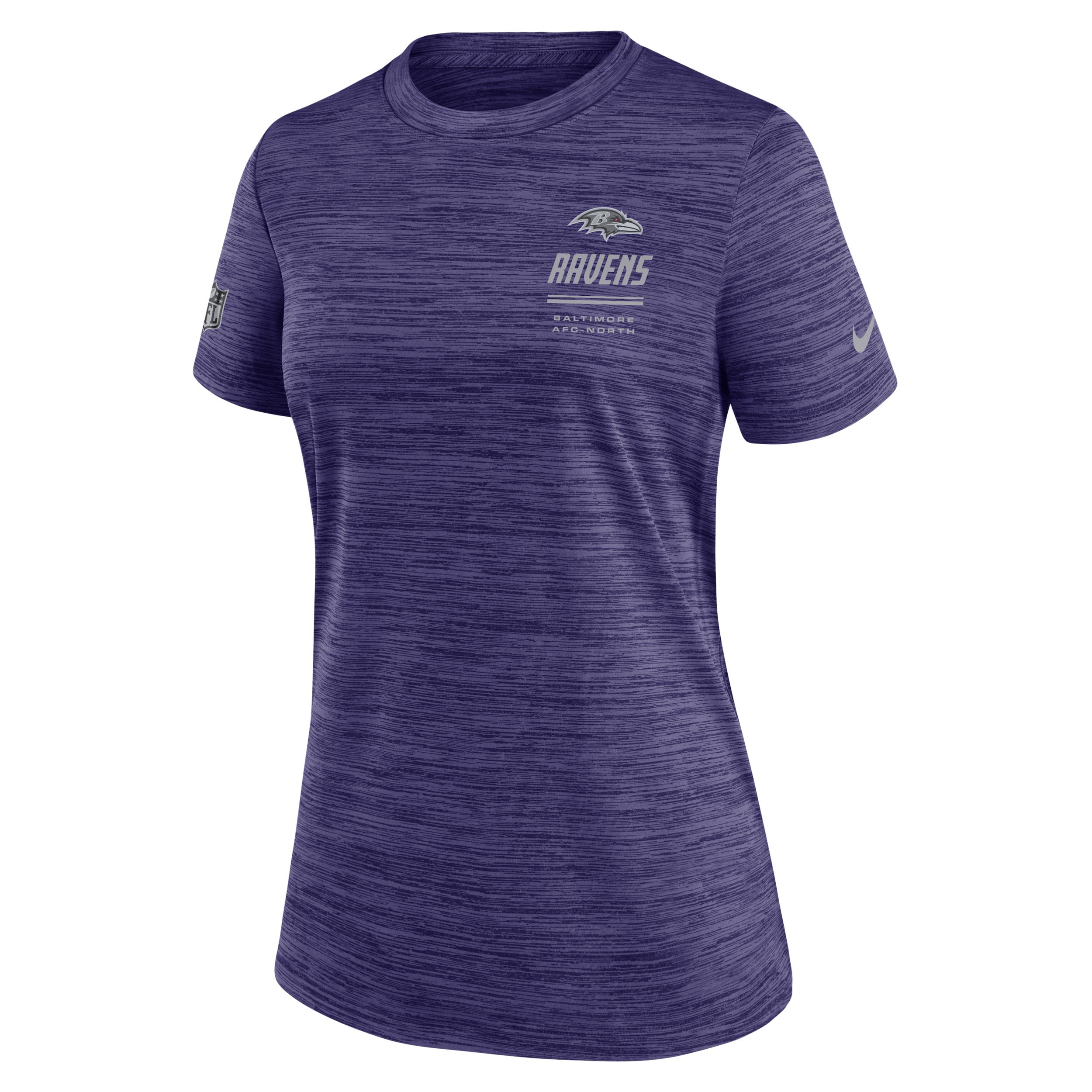 Baltimore Ravens Sideline Velocity Nike Women's Dri-FIT NFL T-Shirt by NIKE