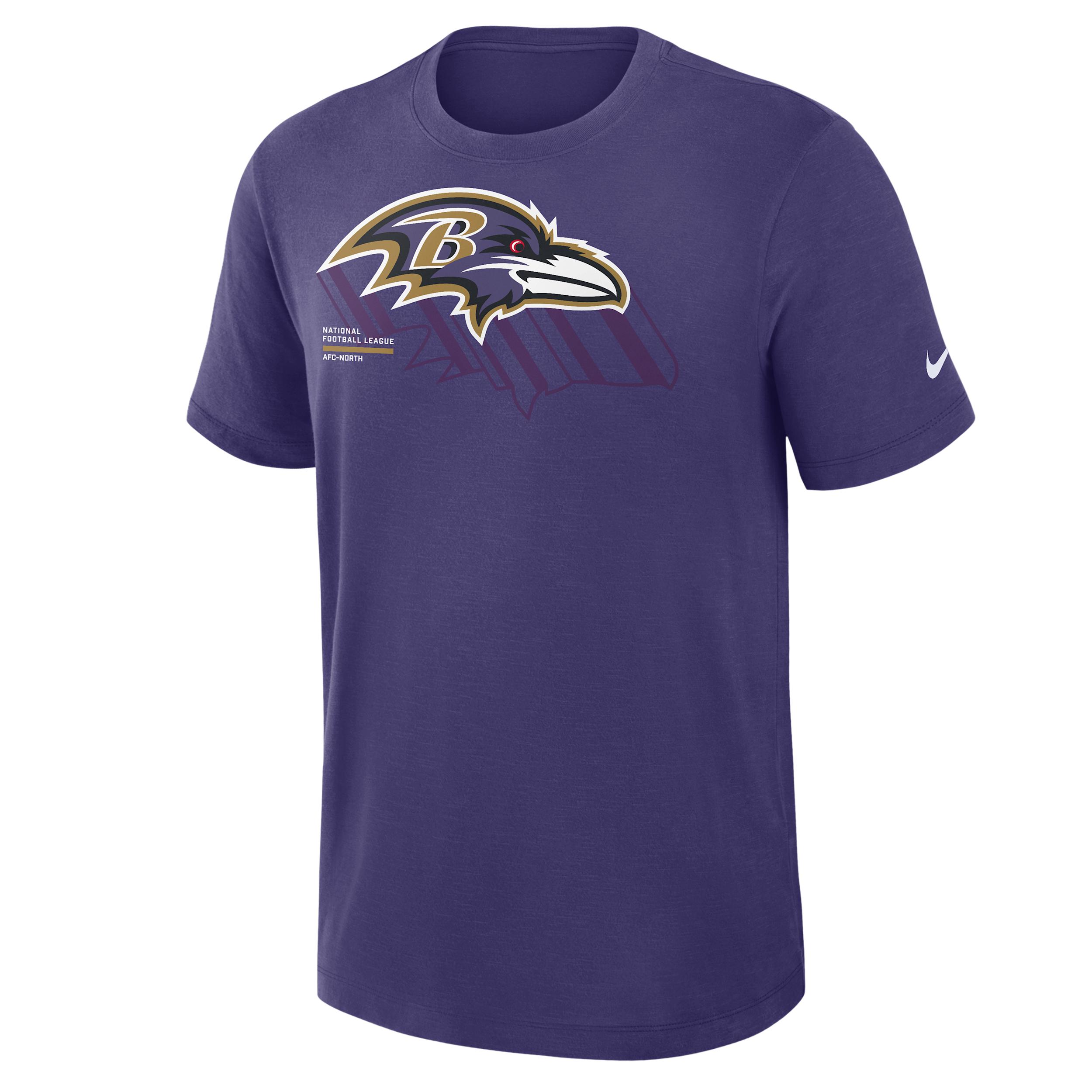 Baltimore Ravens Slub Nike Men's Dri-FIT NFL T-Shirt by NIKE