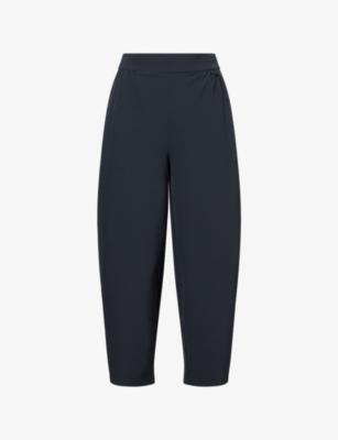 Barrel-Leg High-Rise Stretch-Woven Trousers by NIKE
