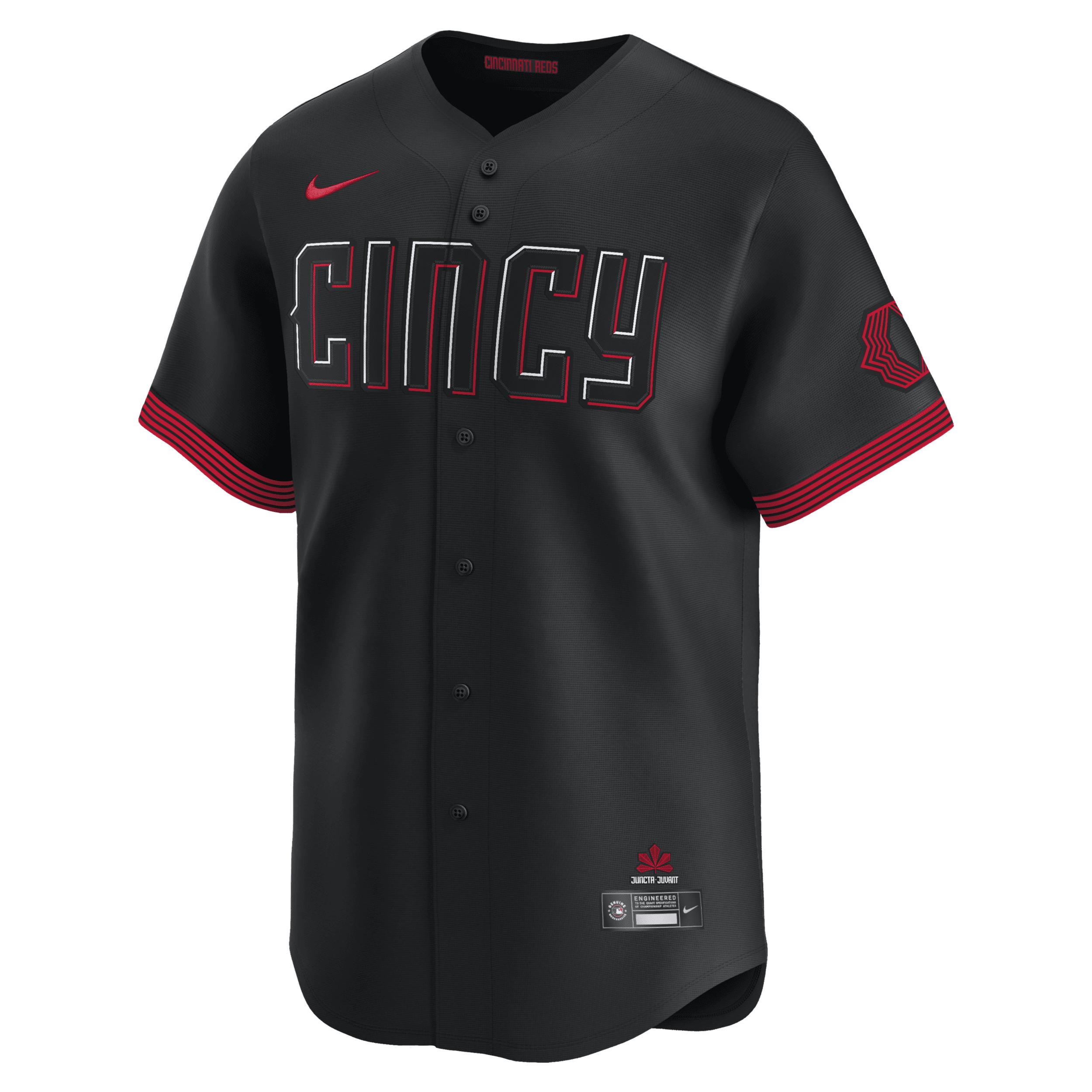 Barry Larkin Cincinnati Reds City Connect Nike Men's Dri-FIT ADV MLB Limited Jersey by NIKE