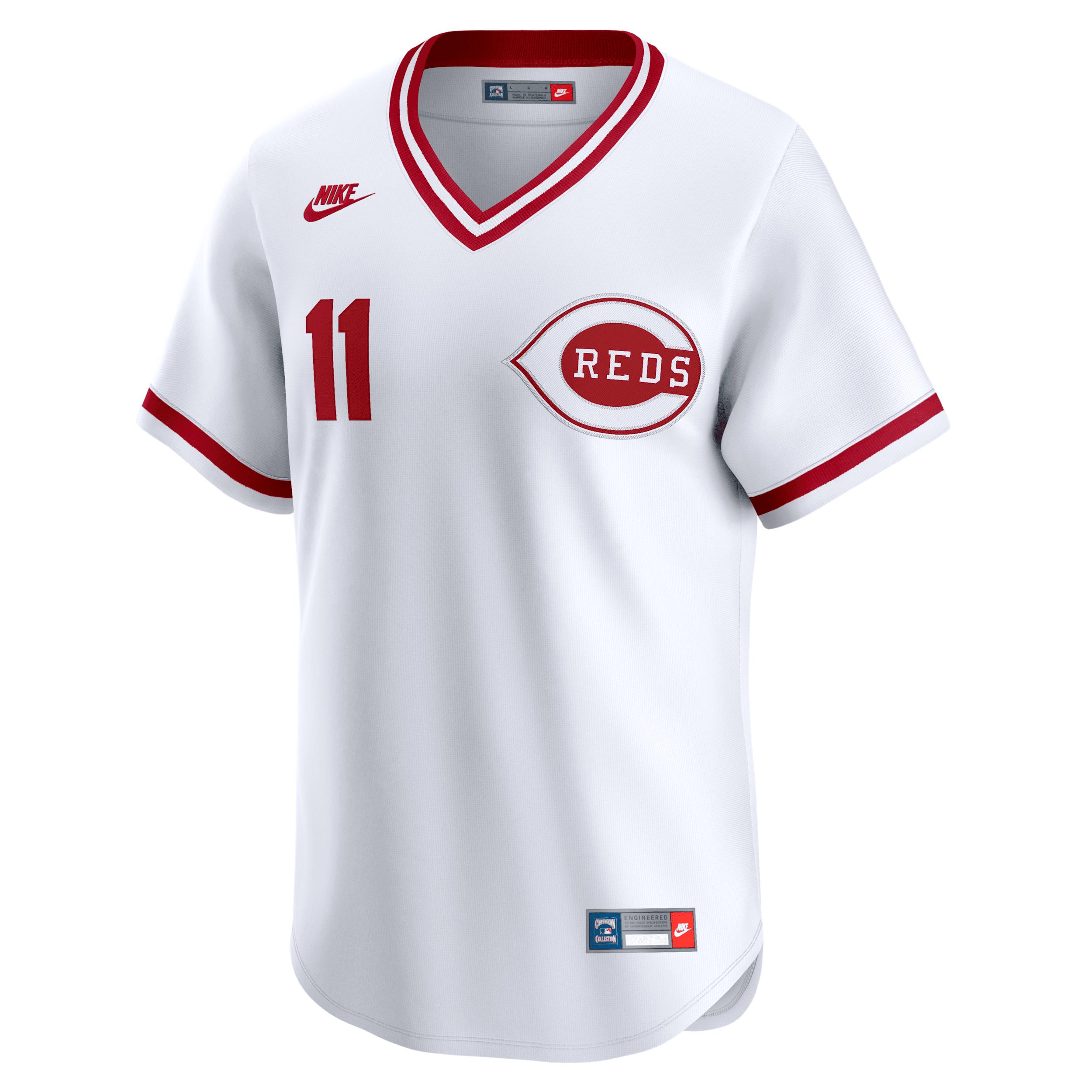 Barry Larkin Cincinnati Reds Cooperstown Nike Men's Dri-FIT ADV MLB Limited Jersey by NIKE