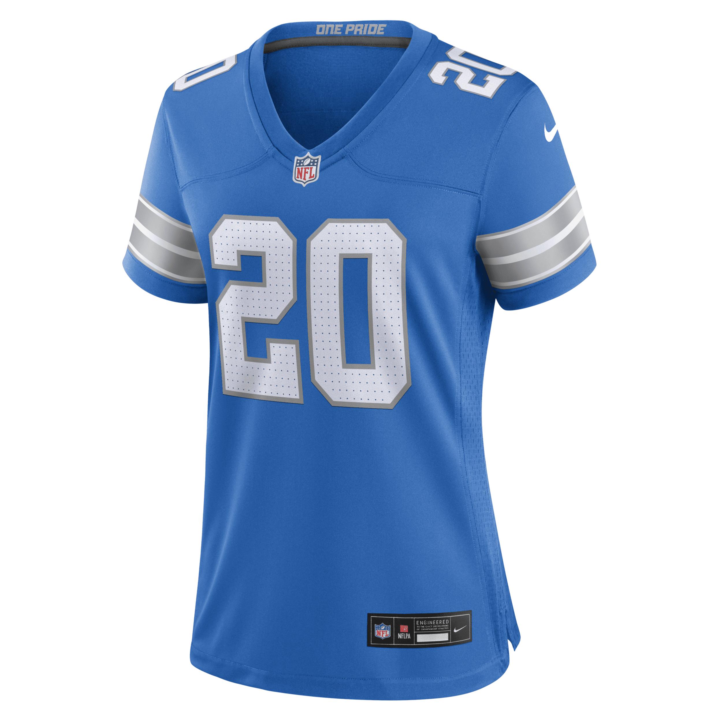 Barry Sanders Detroit Lions Nike Women's NFL Game Football Jersey by NIKE