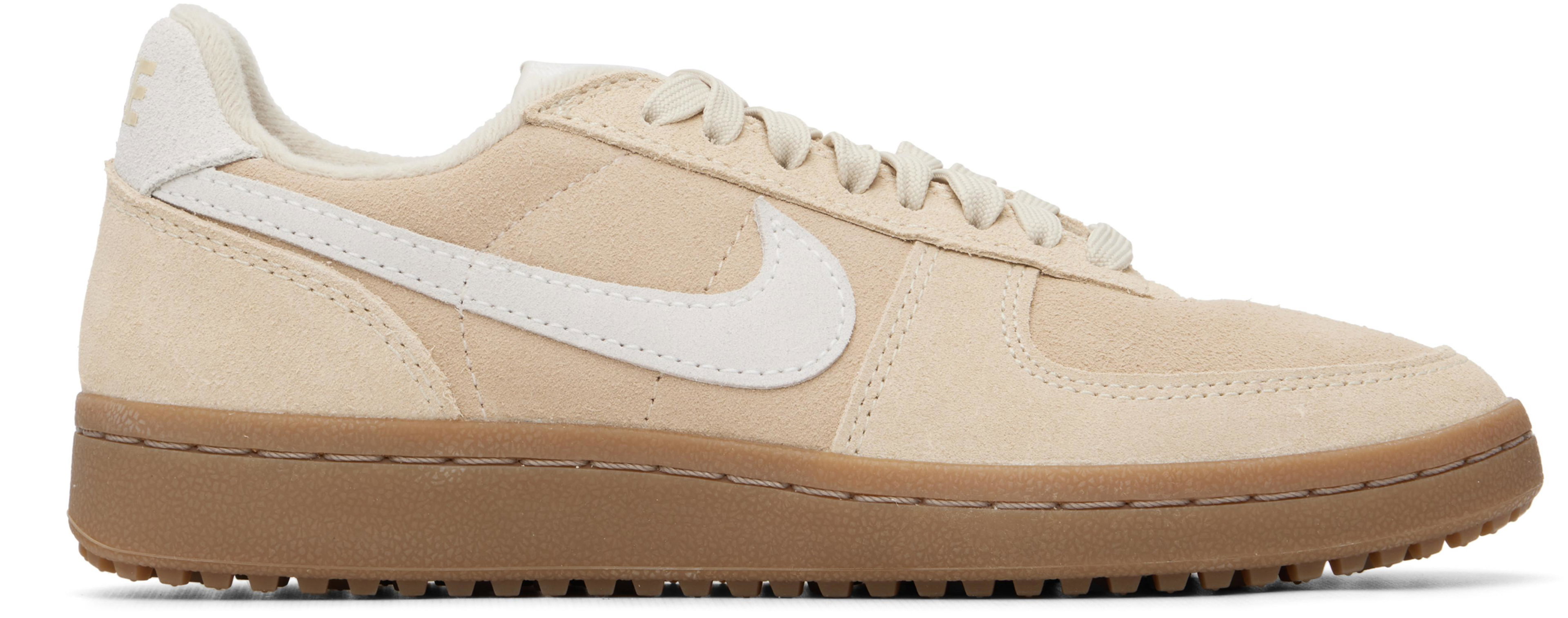 Beige Field General Sneakers by NIKE