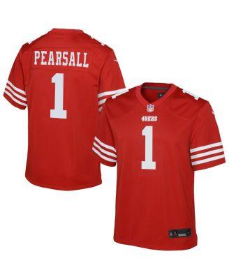 Big Boys and Girls Ricky Pearsall Scarlet San Francisco 49ers Team Game Jersey by NIKE