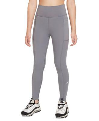 Big Girls One Dri-FIT High-Waisted Leggings with Pockets by NIKE