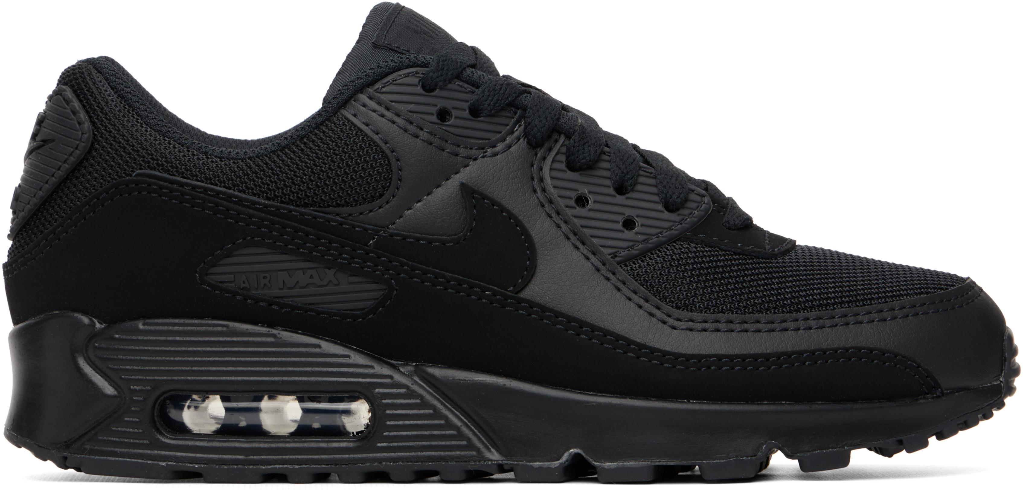 Black Air Max 90 Sneakers by NIKE