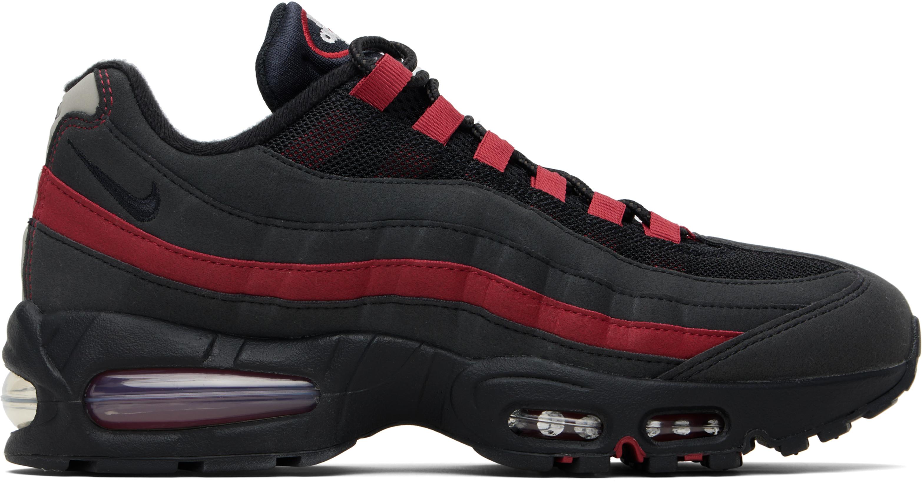 Black & Red Air Max 95 OG Sneakers by NIKE