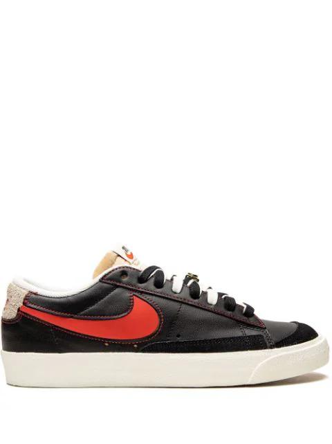 Blazer Low '77 "Removable Swoosh - Black/Natural" sneakers by NIKE