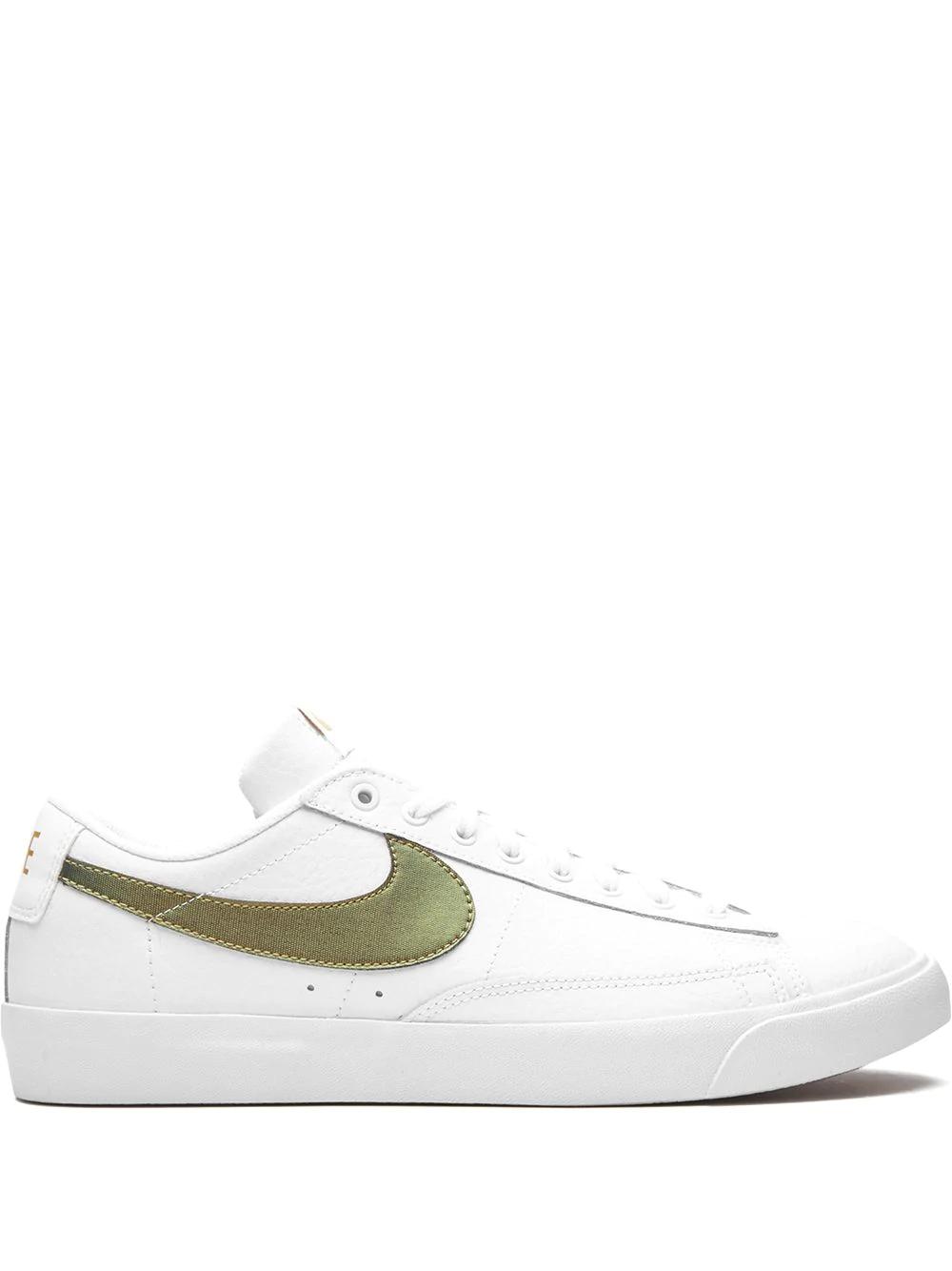 Blazer Low Premium "White/Metallic Gold" sneakers by NIKE