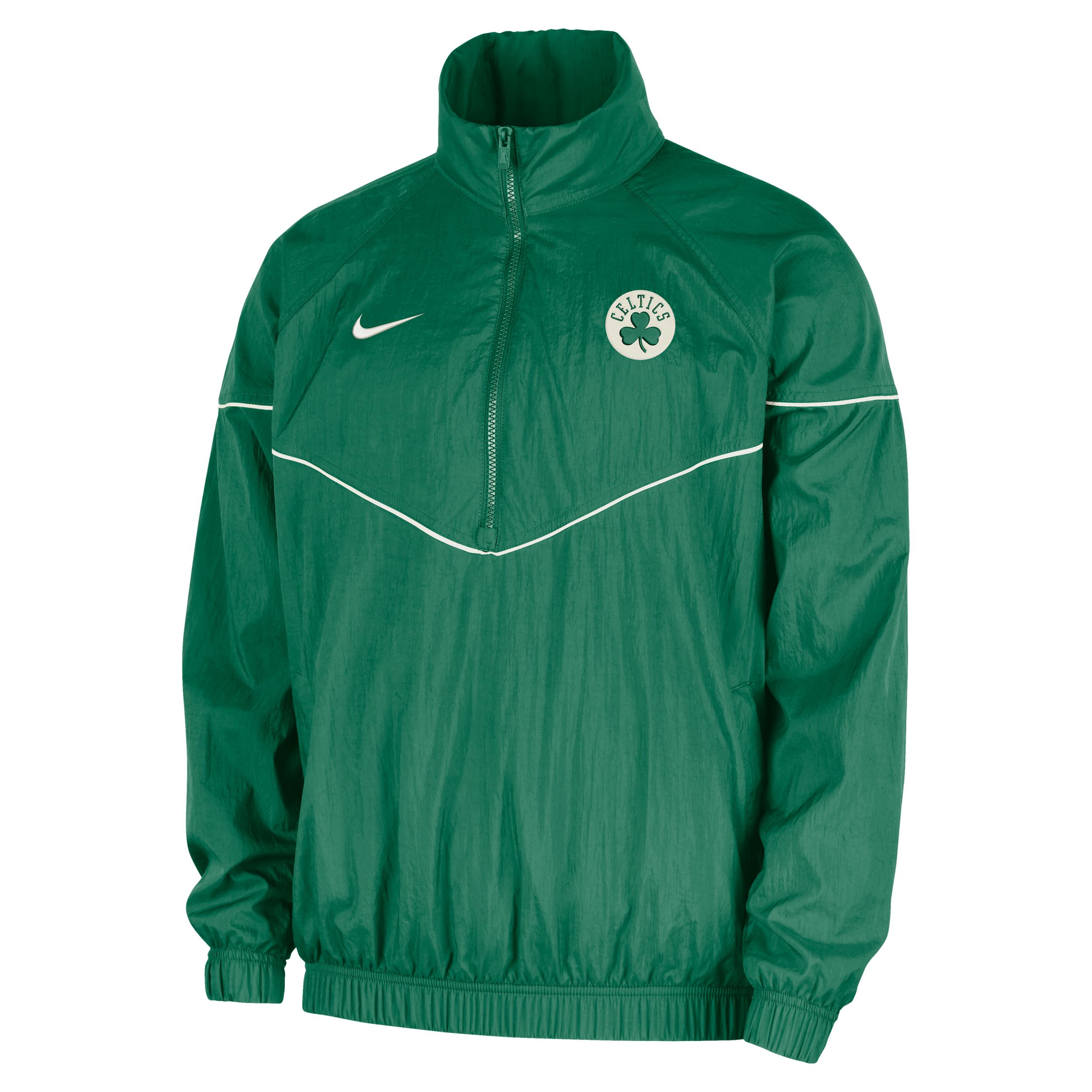 Boston Celtics Courtside Windrunner Nike Men's NBA Anorak Jacket by NIKE