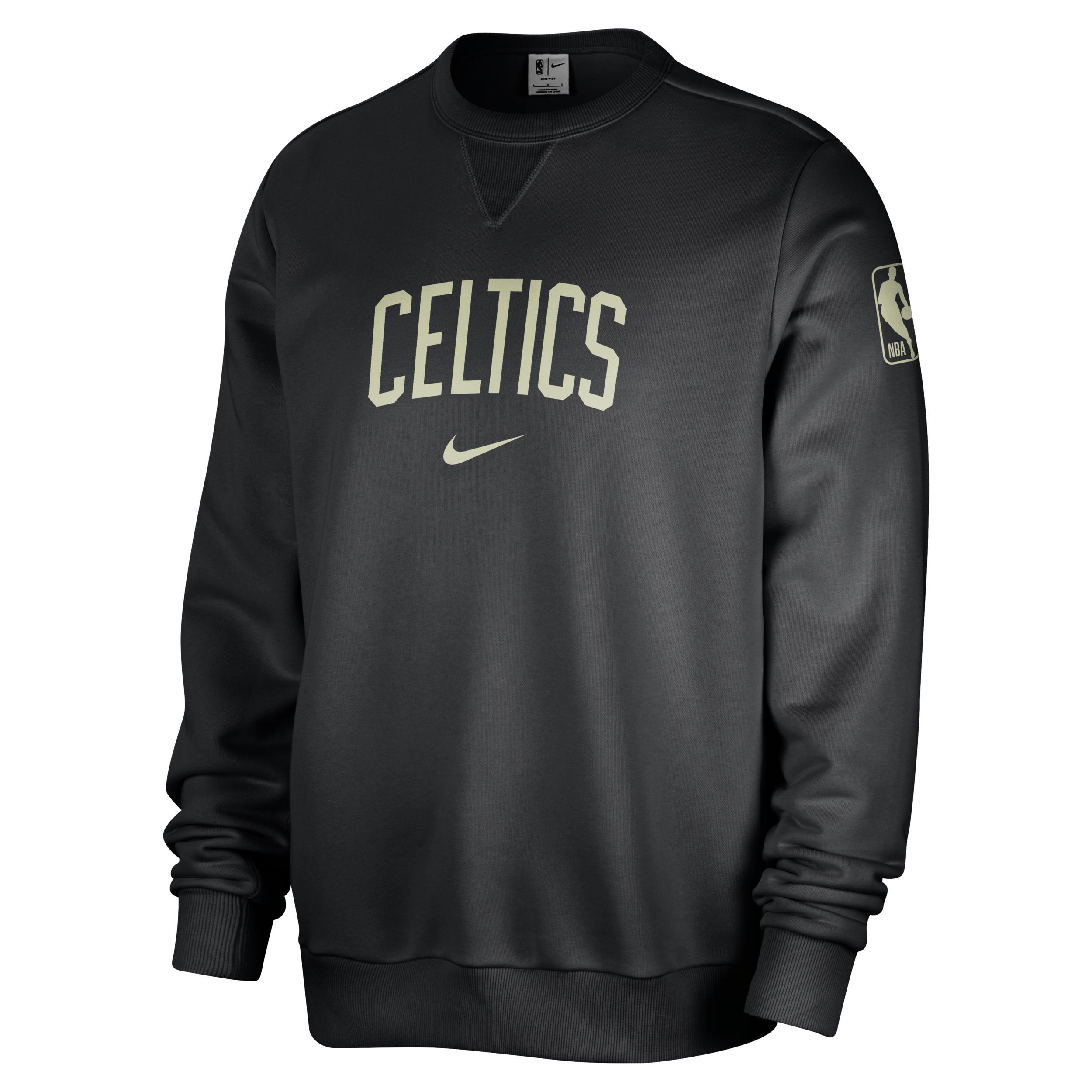 Boston Celtics Standard Issue Nike Men's Dri-FIT NBA Crew-Neck Sweatshirt by NIKE