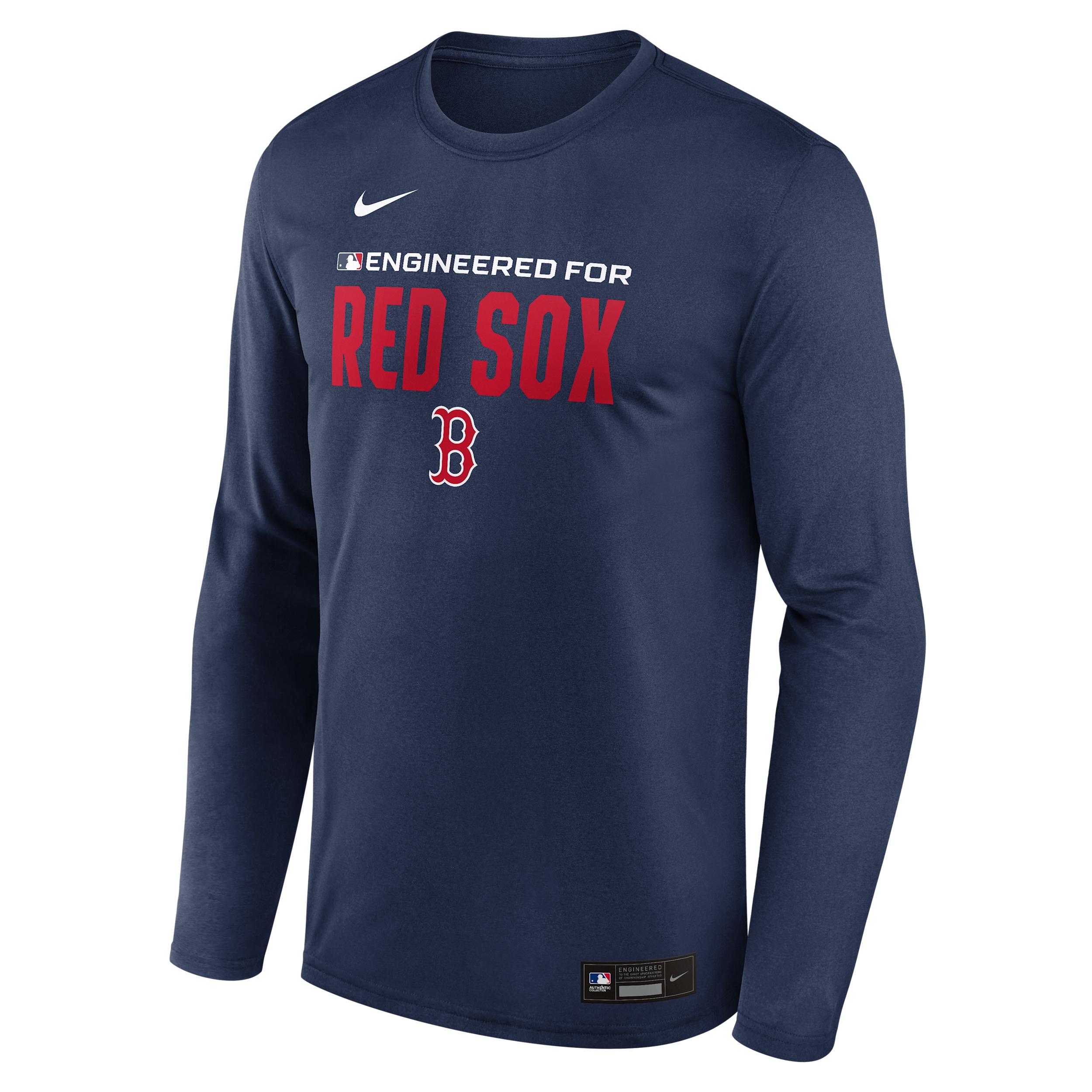Boston Red Sox Authentic Collection Team Issue Nike Men's Dri-FIT MLB Long-Sleeve T-Shirt by NIKE